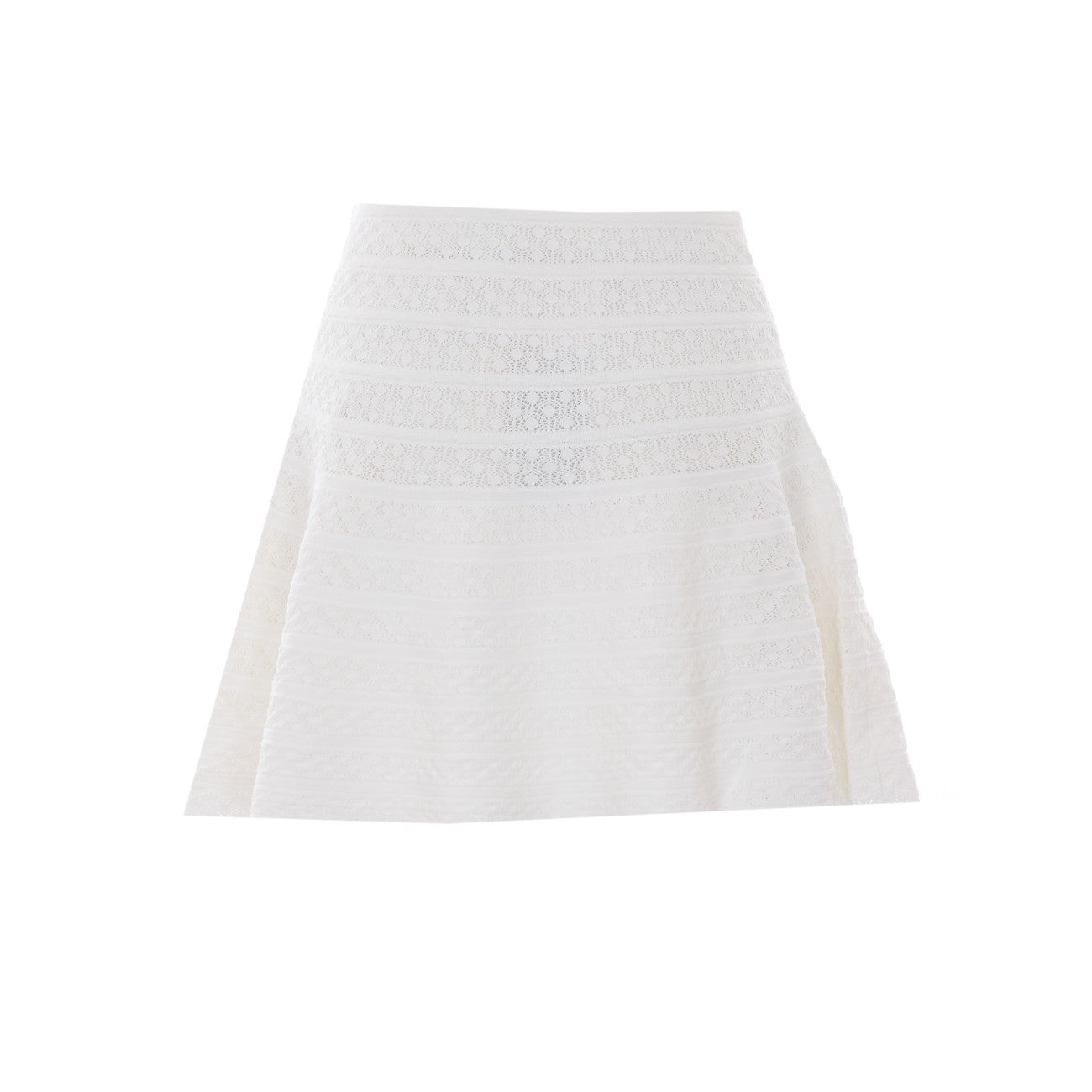 Self Portrait Women Pointelle Knit Mini Skirt SELF-PORTRAIT