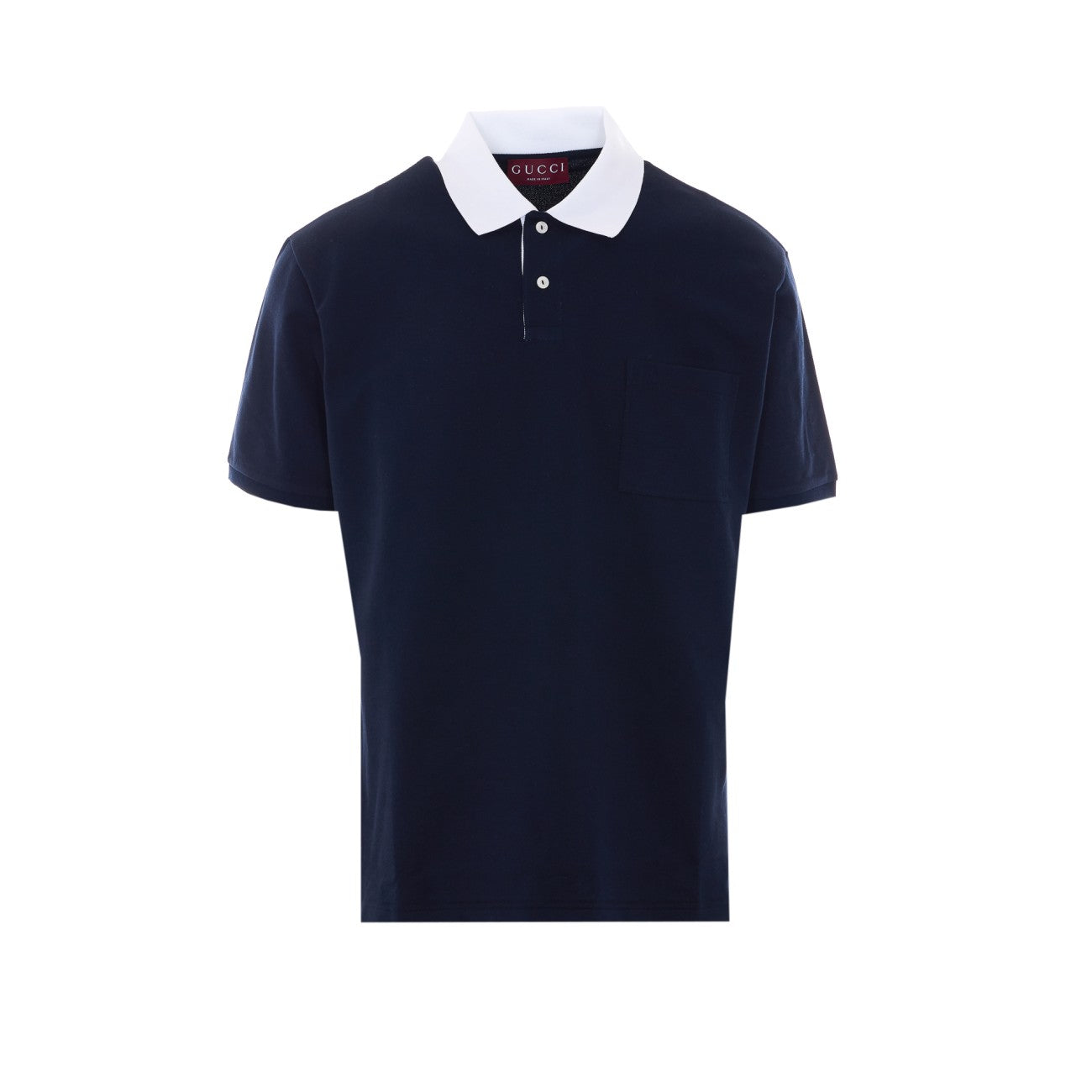Gucci Men Polo With Inner Web Trim GUCCI