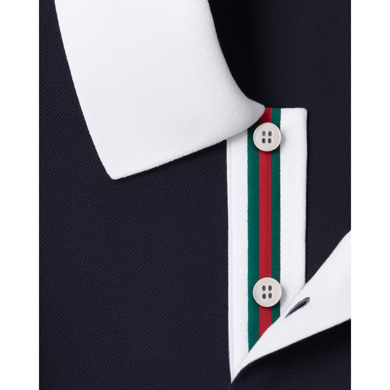 Gucci Men Polo With Inner Web Trim GUCCI