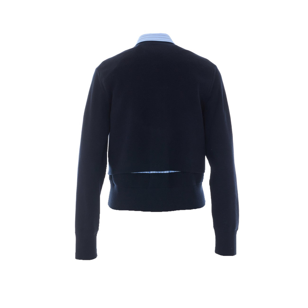 Sacai Women Poplin X Cotton Knit Cardigan SACAI