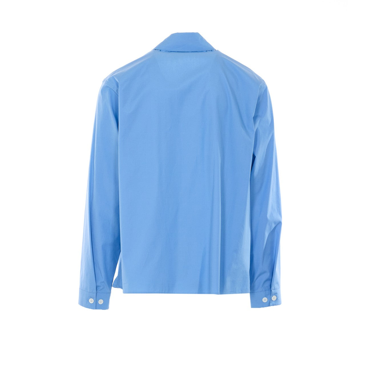Marni Men Poplin Zip Shirt With Hidden Logo MARNI