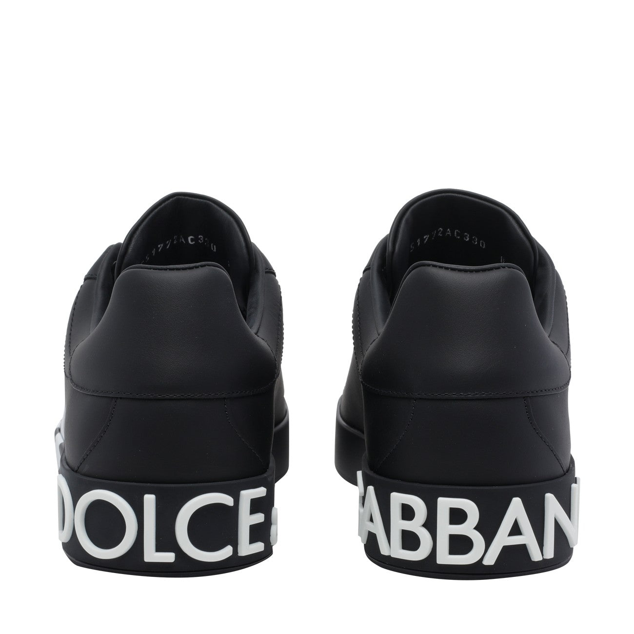 Dolce&Gabbana Men Portofino Sneakers With Dg Logo Print DOLCE & GABBANA