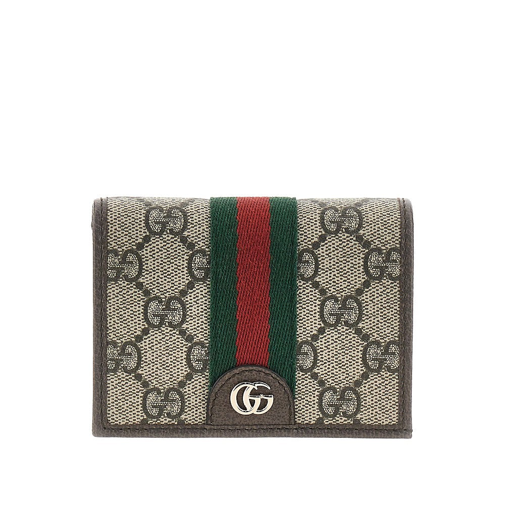 Gucci Women Gg Supreme Bi-Fold Wallet GUCCI