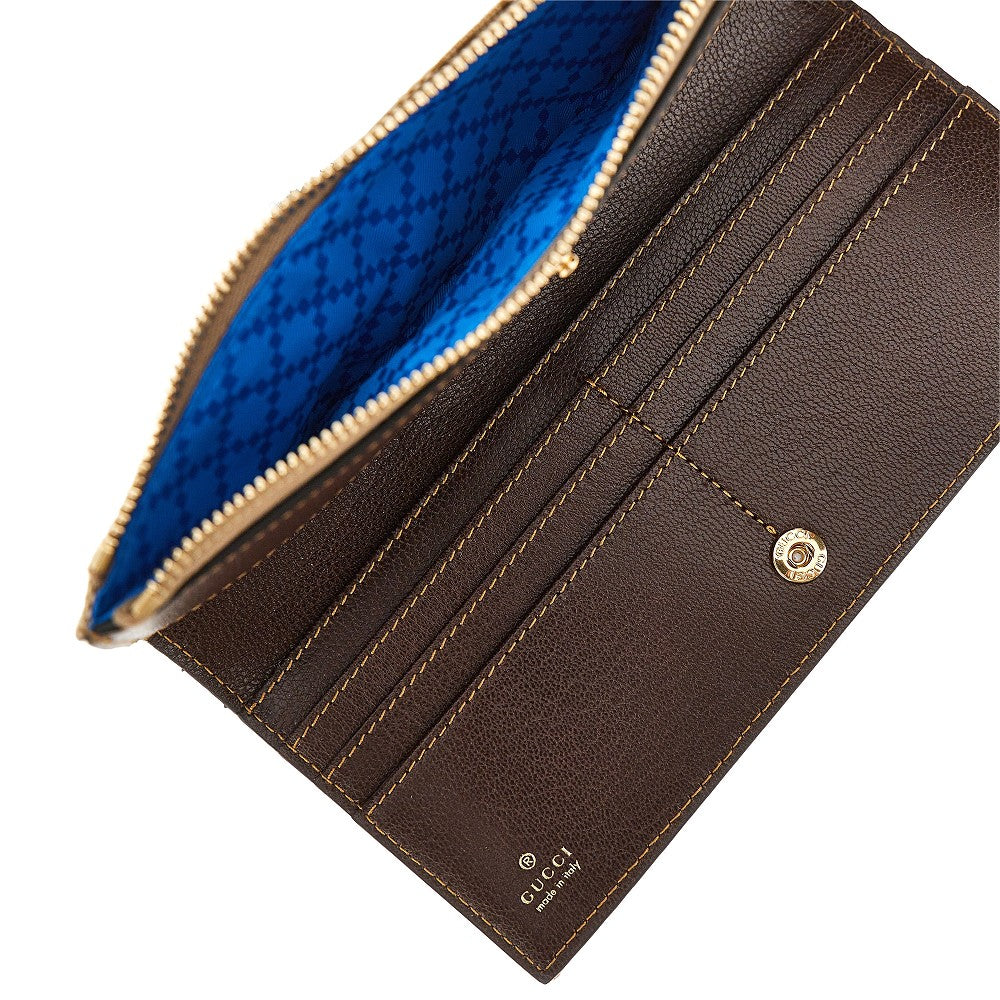 Gucci Women Original Gg Wallet With Logo Plate GUCCI