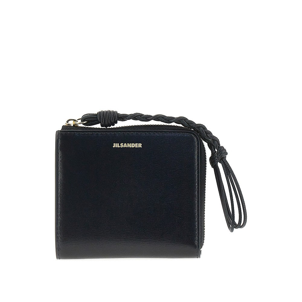 Jil Sander Women 'Tangle' Leather Zippered Cardholder JIL SANDER