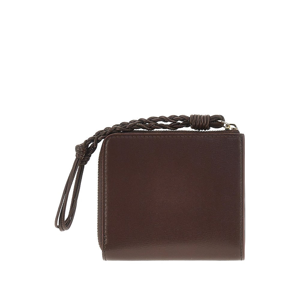 Jil Sander Women 'Tangle' Leather Zippered Cardholder JIL SANDER
