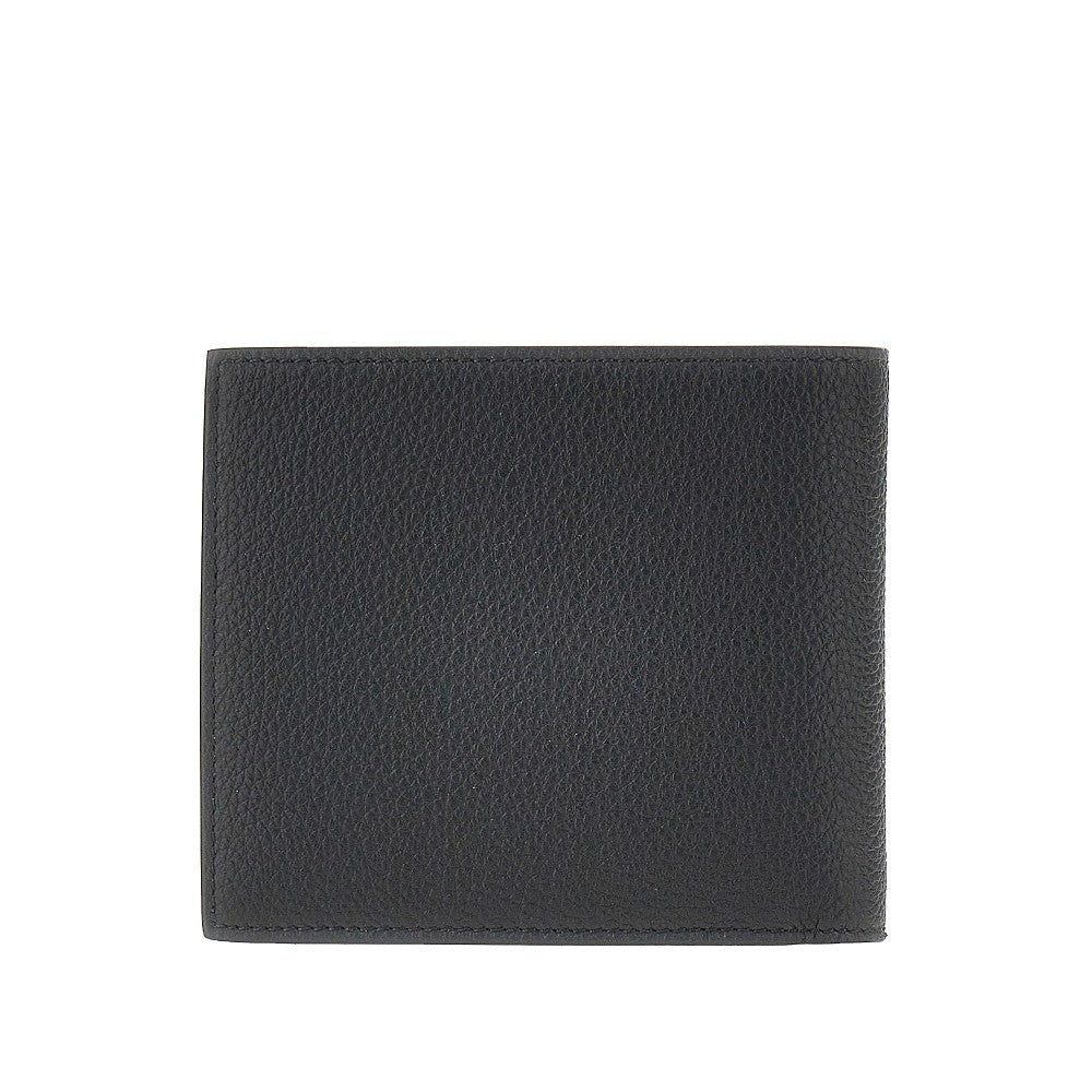 Thom Browne Men Grained Leather Bi-Fold Wallet THOM BROWNE