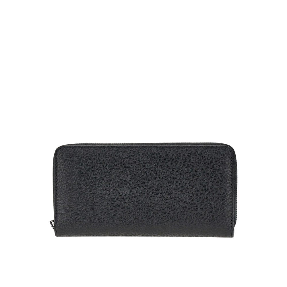 Maison Margiela Women Grained Leather Zip-Around Wallet MAISON MARGIELA