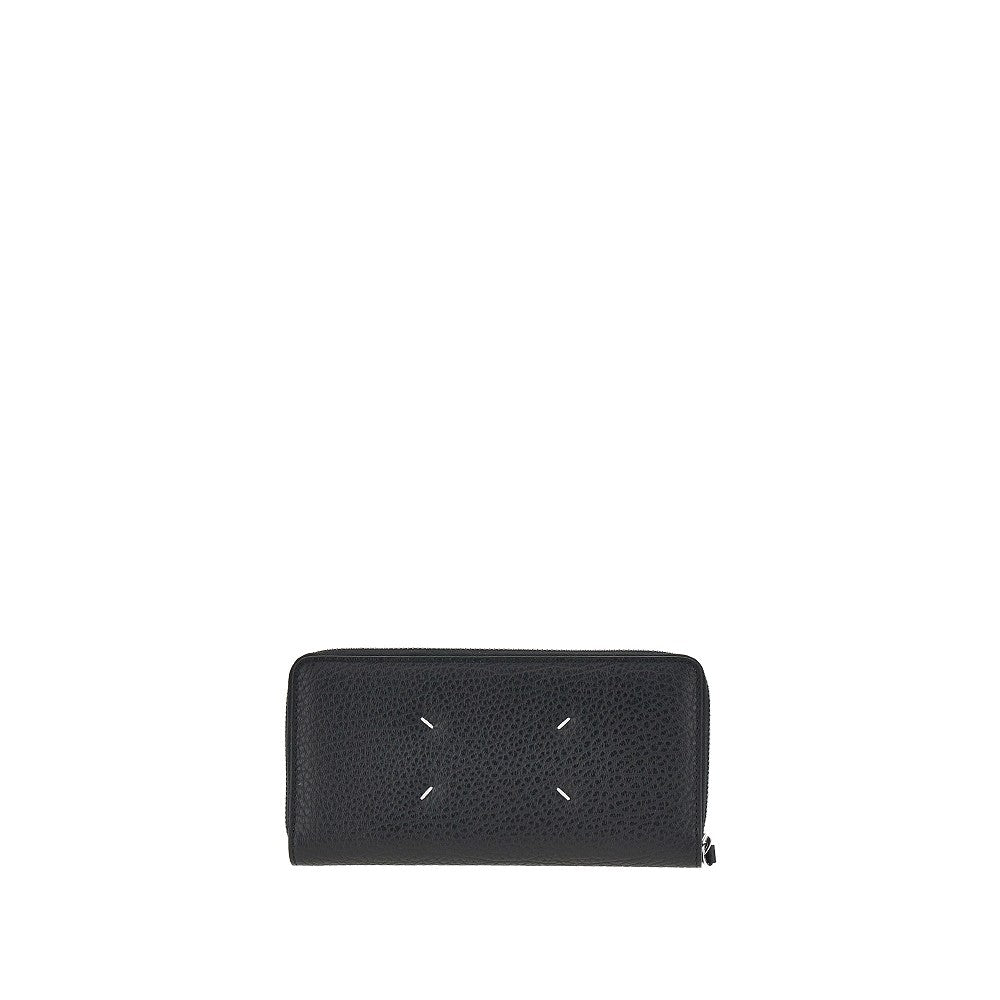 Maison Margiela Women Grained Leather Zip-Around Wallet MAISON MARGIELA