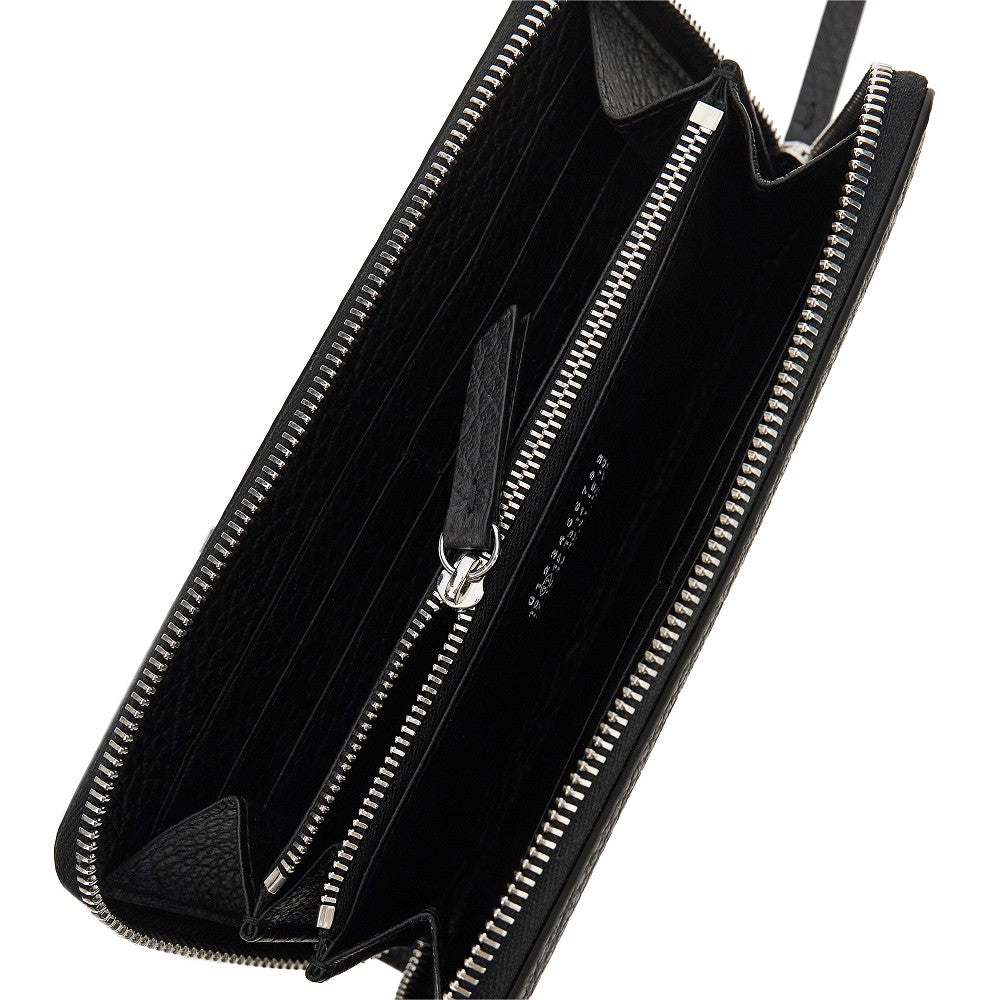 Maison Margiela Women Grained Leather Zip-Around Wallet MAISON MARGIELA