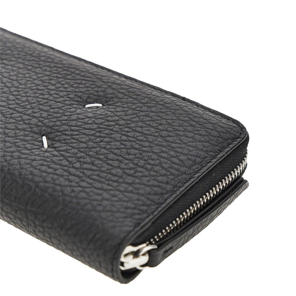 Maison Margiela Women Grained Leather Zip-Around Wallet MAISON MARGIELA