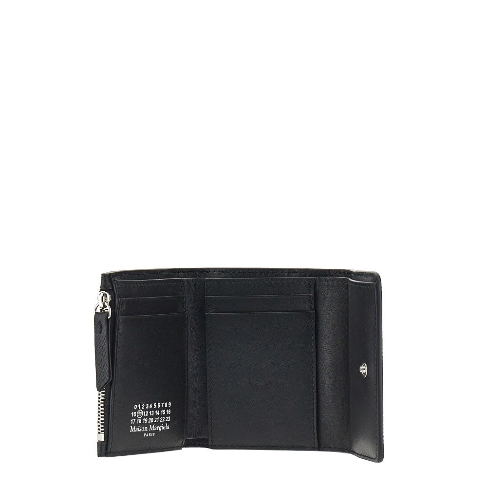 Maison Margiela Men Grained Leather Tri-Fold Wallet MAISON MARGIELA