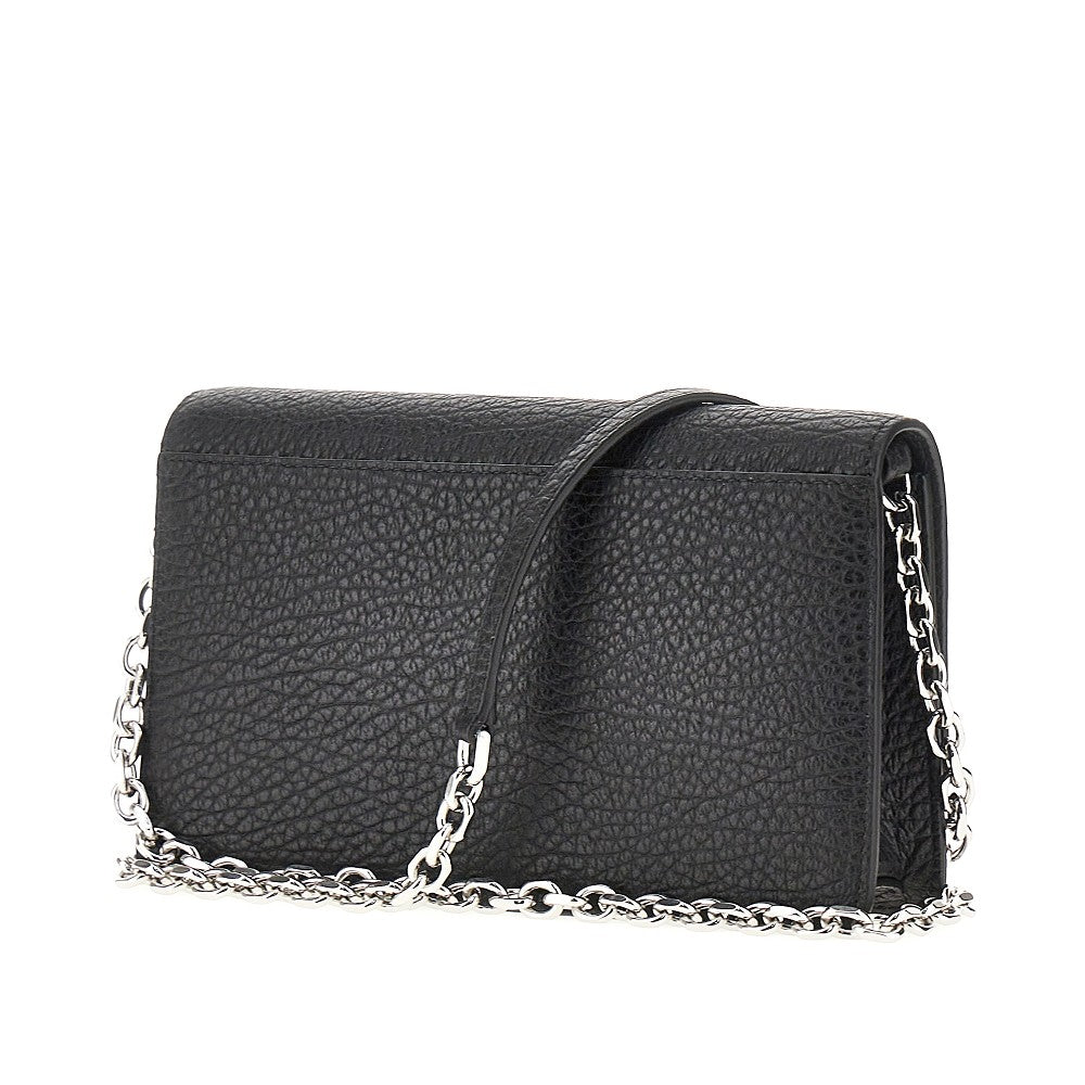 Maison Margiela Women 'Four Stitches' Leather Clutch With Chain MAISON MARGIELA