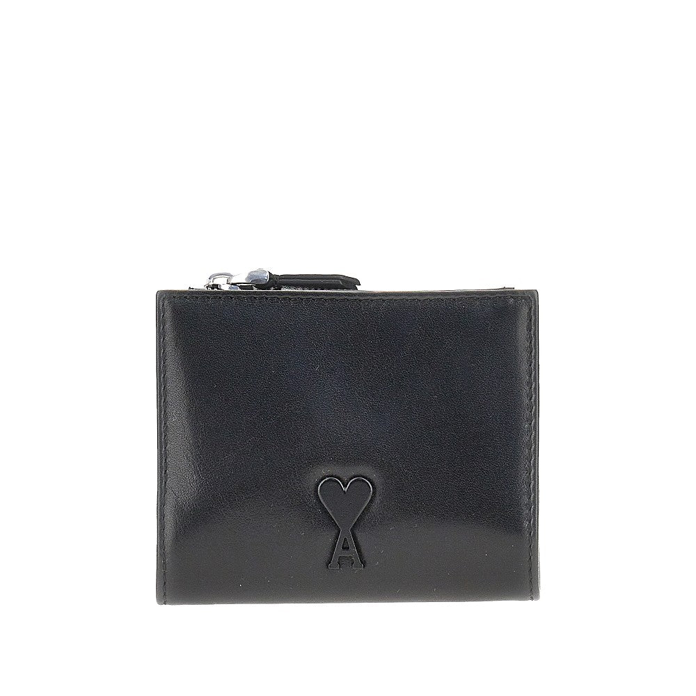 Ami Men Leather Bi-Fold Voulez-Vous Wallet AMI PARIS