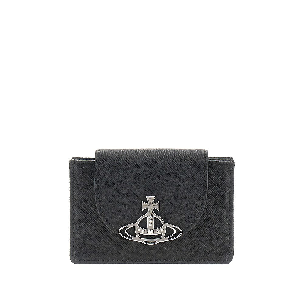 Vivienne Westwood Women Saffiano Leather Cardholder VIVIENNE WESTWOOD