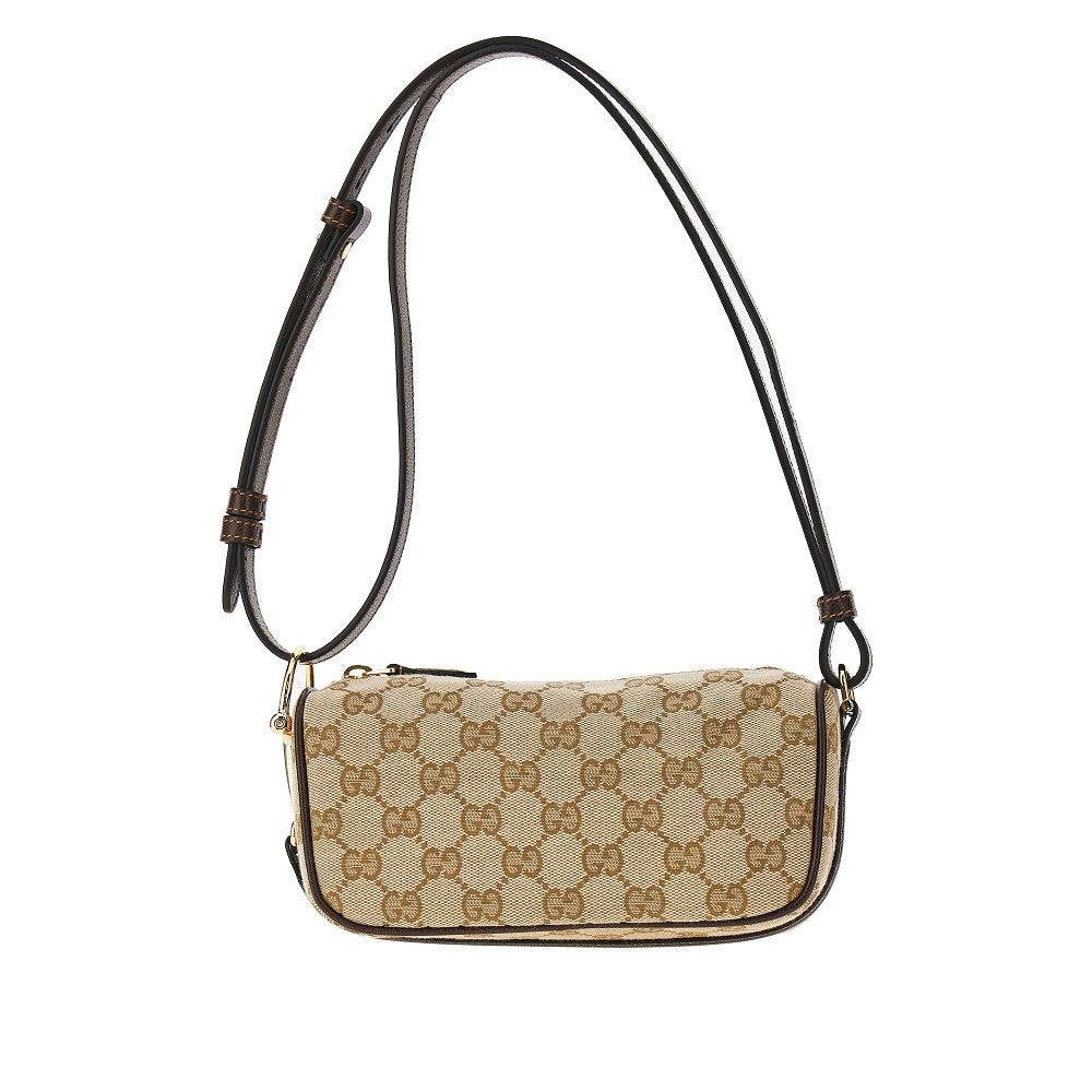 Gucci Women Gg Canvas Half Horsebit Mini Bag GUCCI