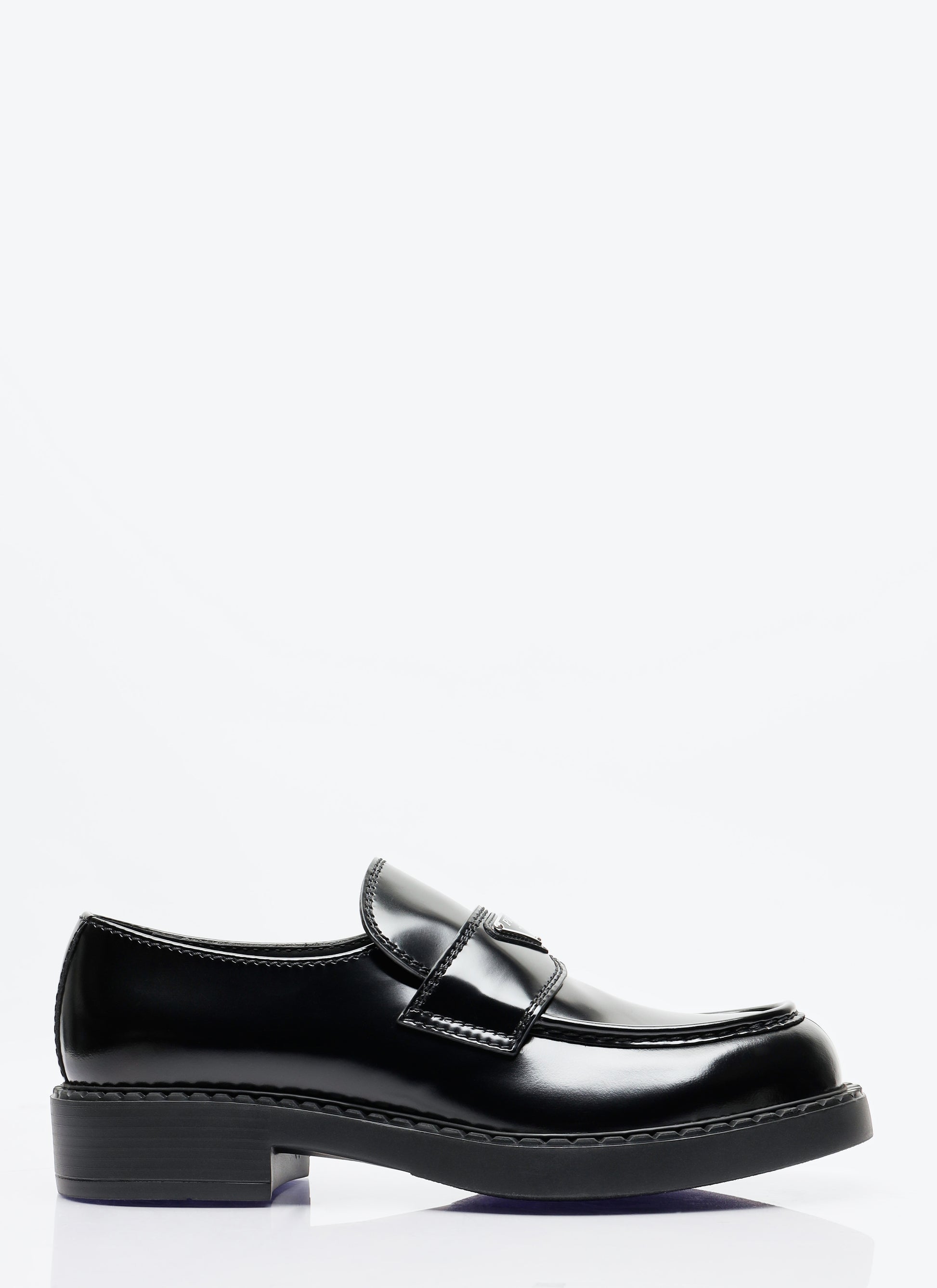 Prada Men Chocolate Loafers PRADA