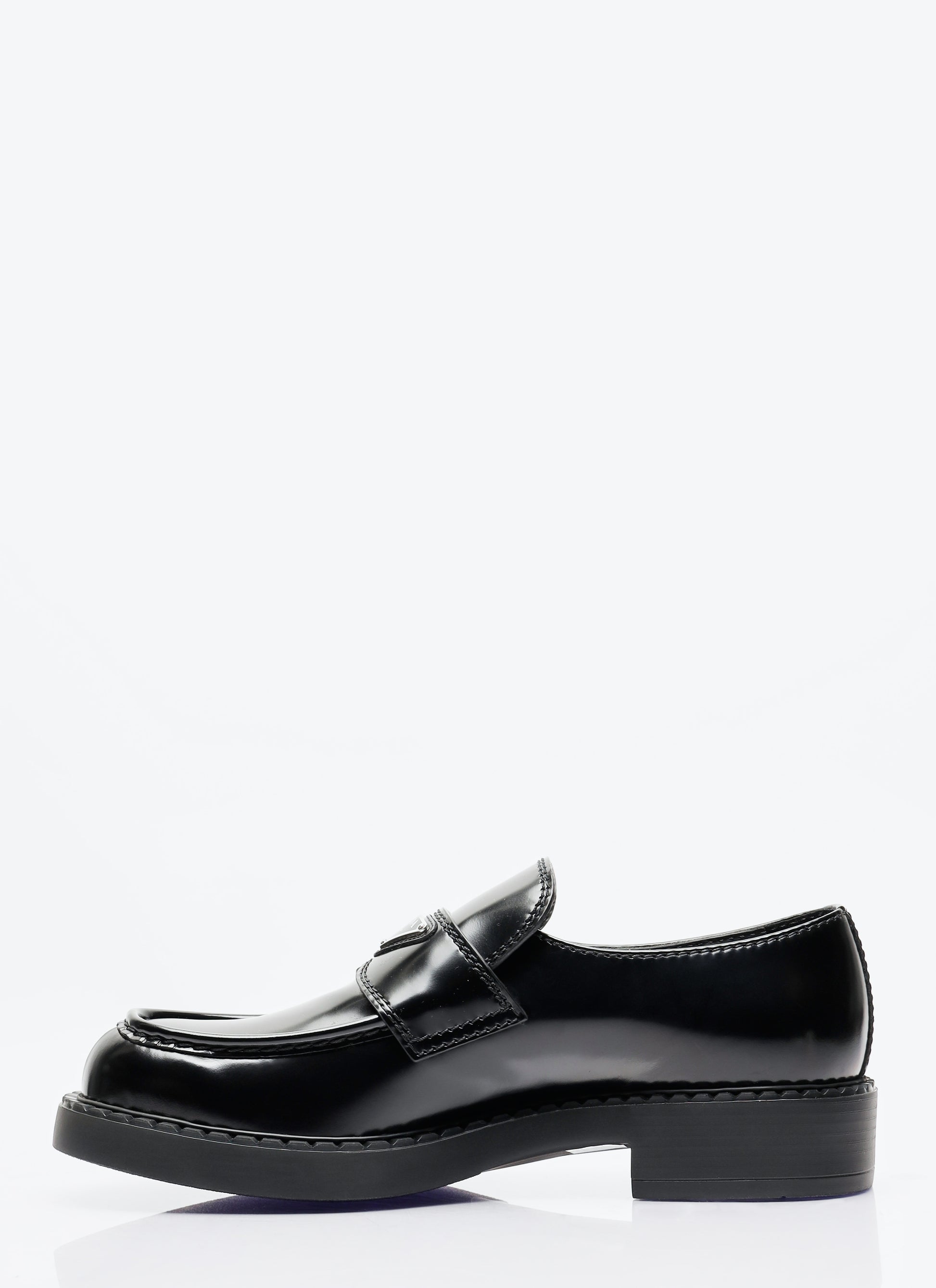 Prada Men Chocolate Loafers PRADA