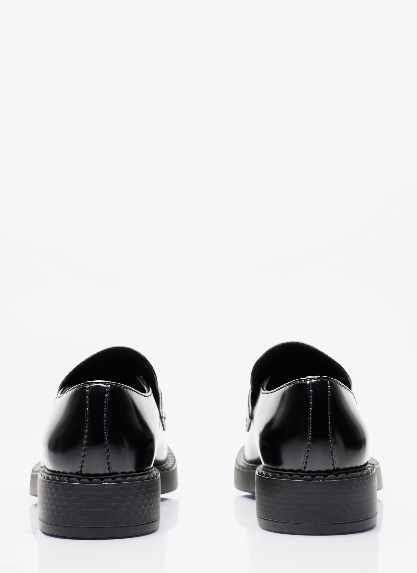 Prada Men Chocolate Loafers PRADA