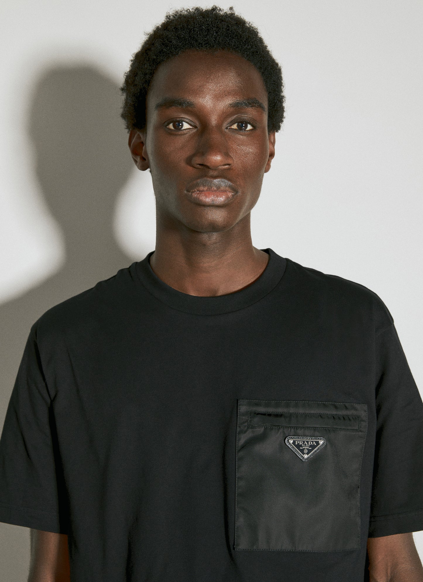 Prada Men Re-Nylon Pocket Jersey T-Shirt PRADA