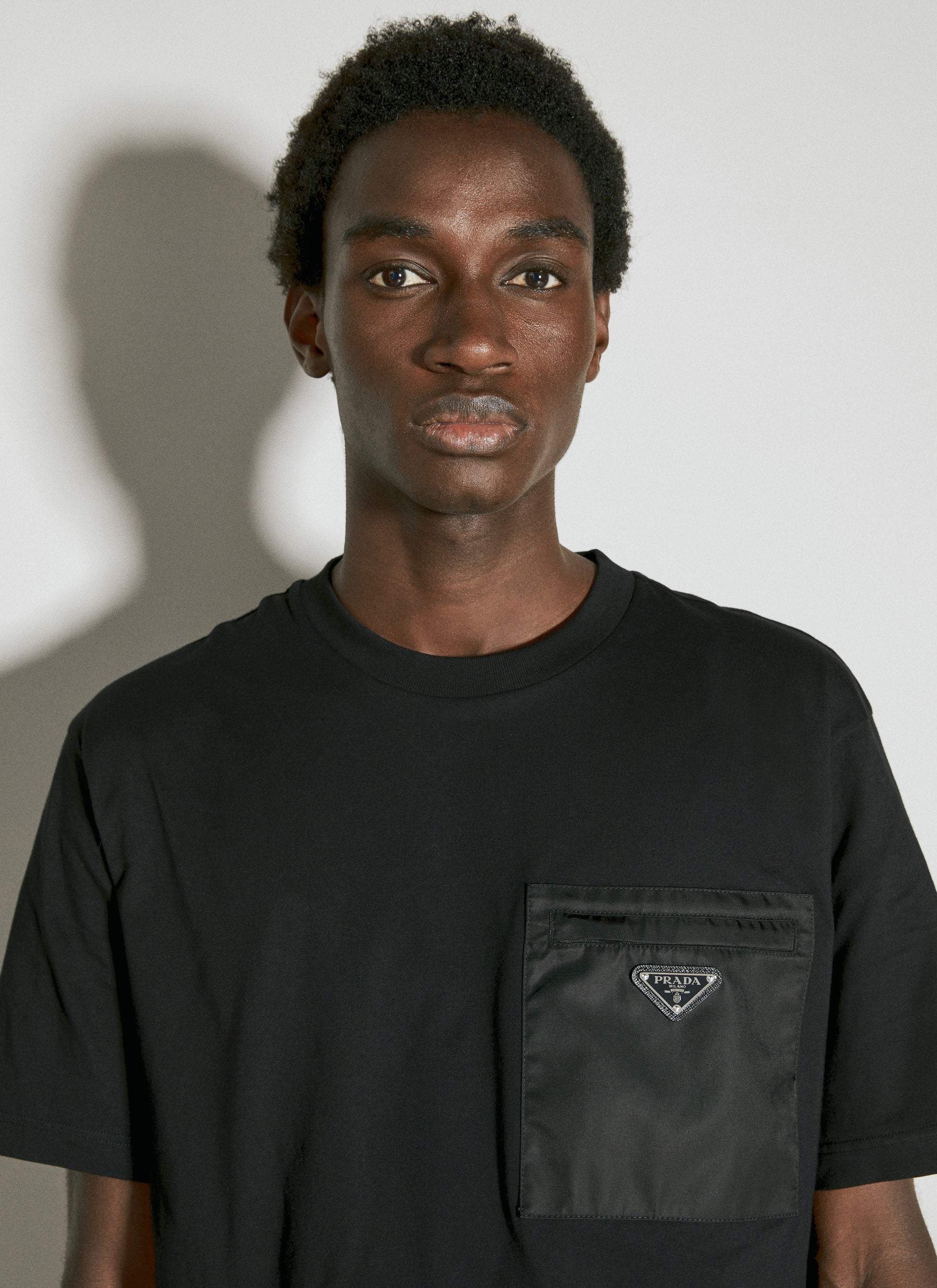 Prada Men Re-Nylon Pocket Jersey T-Shirt PRADA