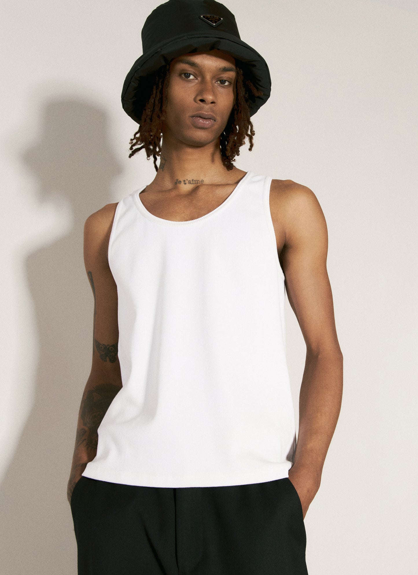 Prada Men Re-Nylon Bucket Hat PRADA