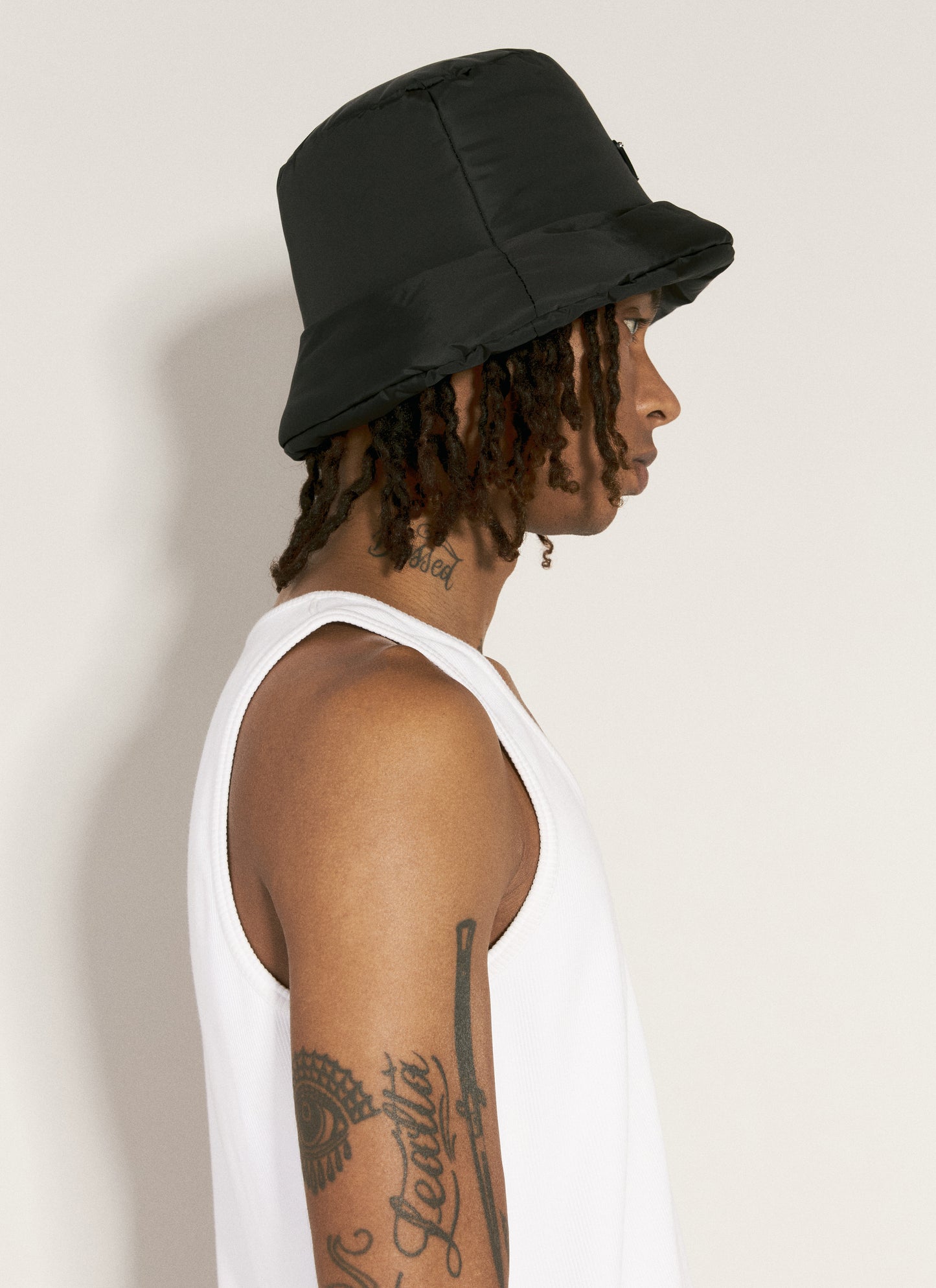 Prada Men Re-Nylon Bucket Hat PRADA