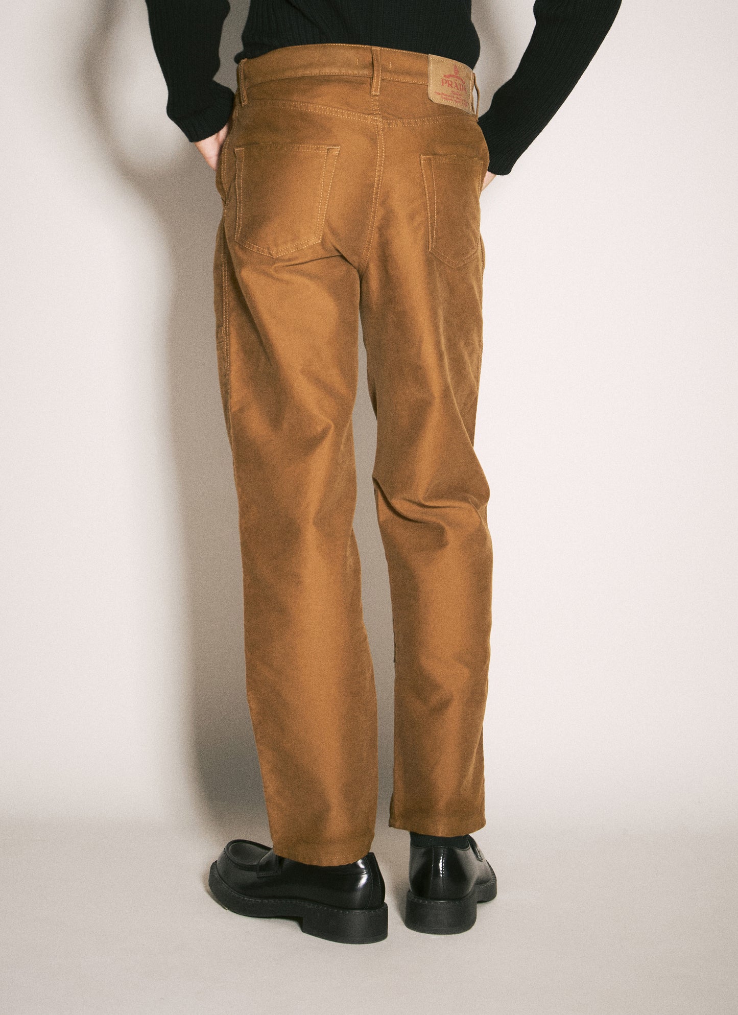 Prada Men Moleskin Cargo Pants PRADA
