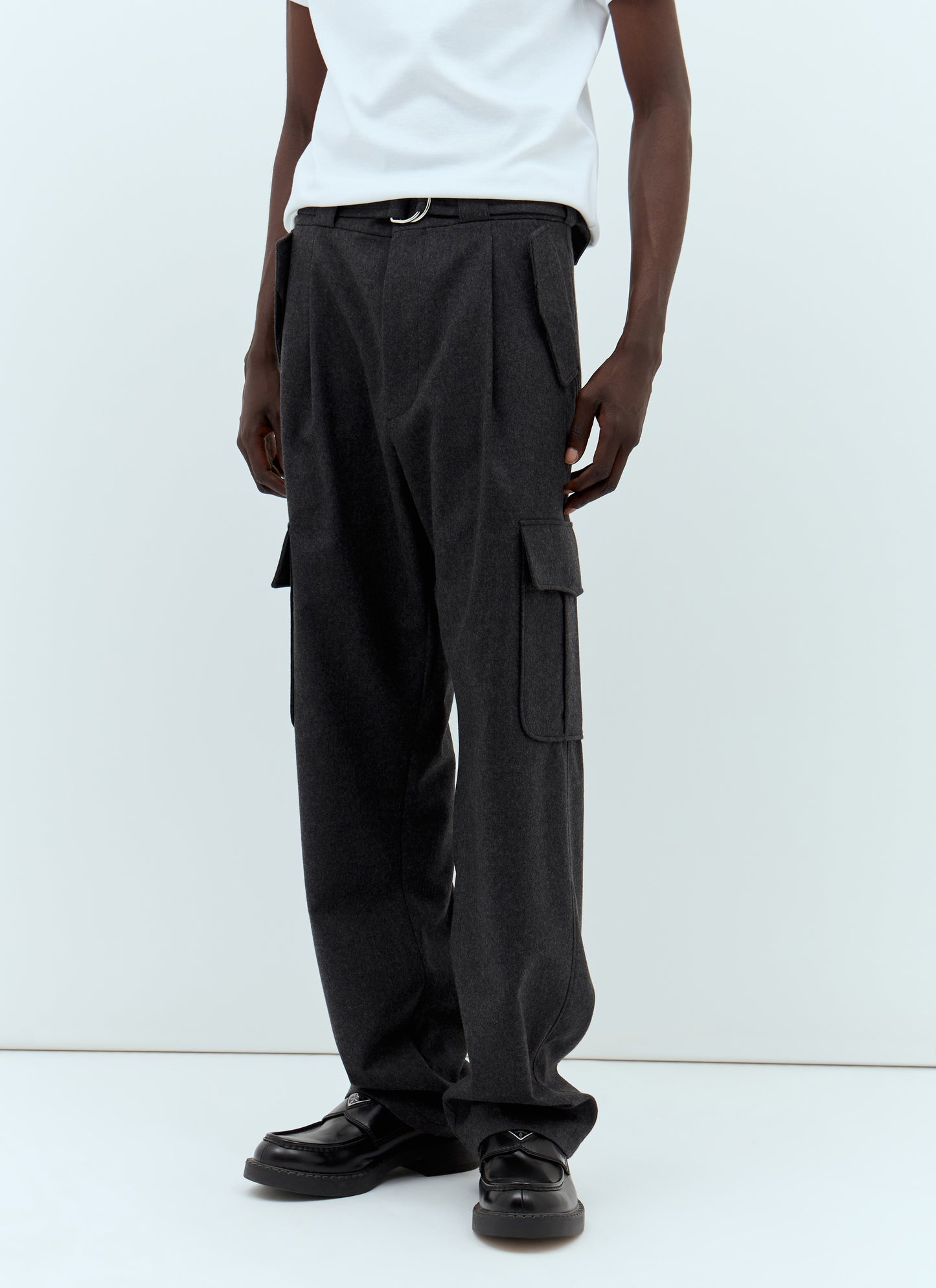 Prada Men Flannel Cargo Pants PRADA