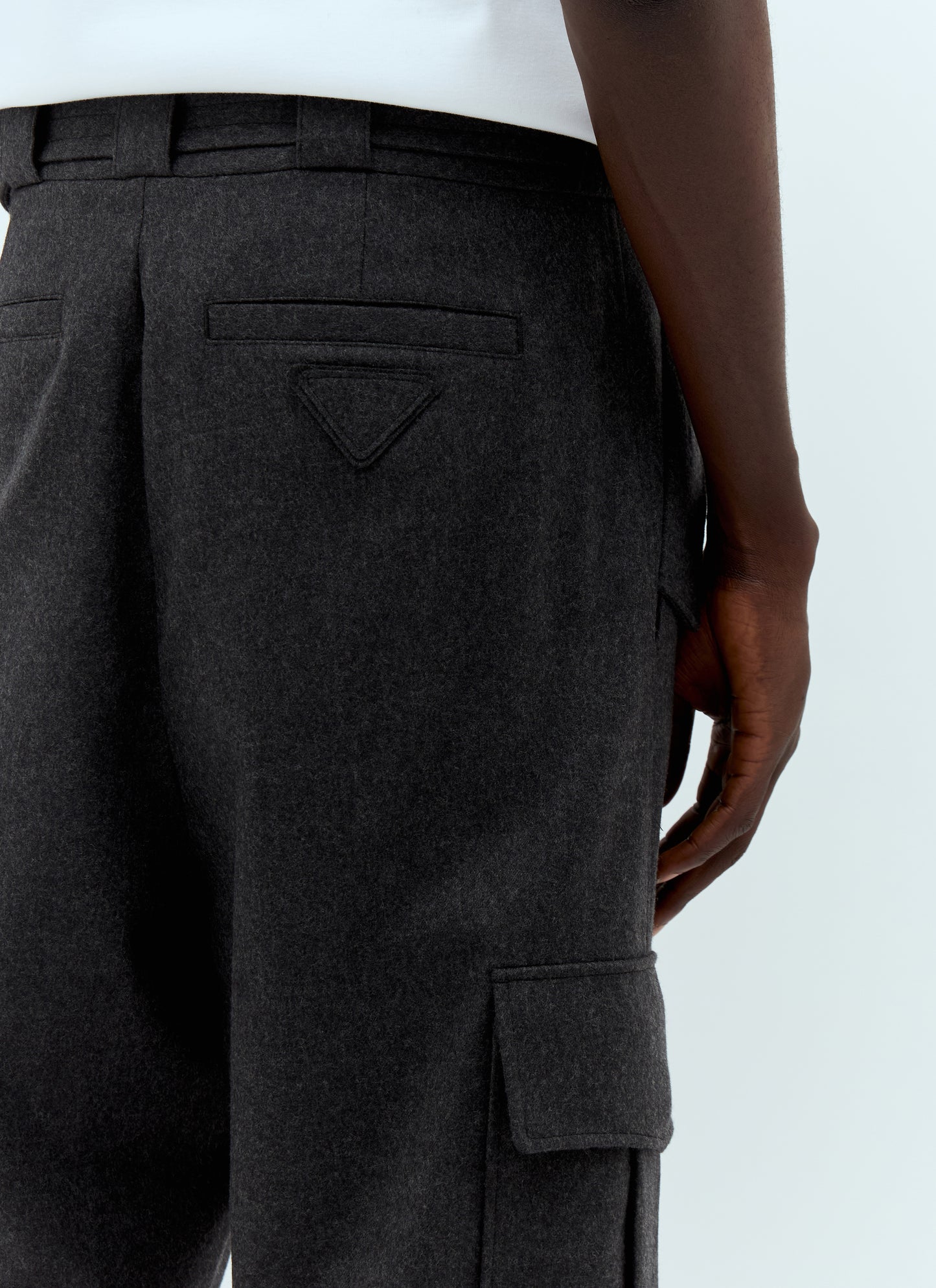 Prada Men Flannel Cargo Pants PRADA