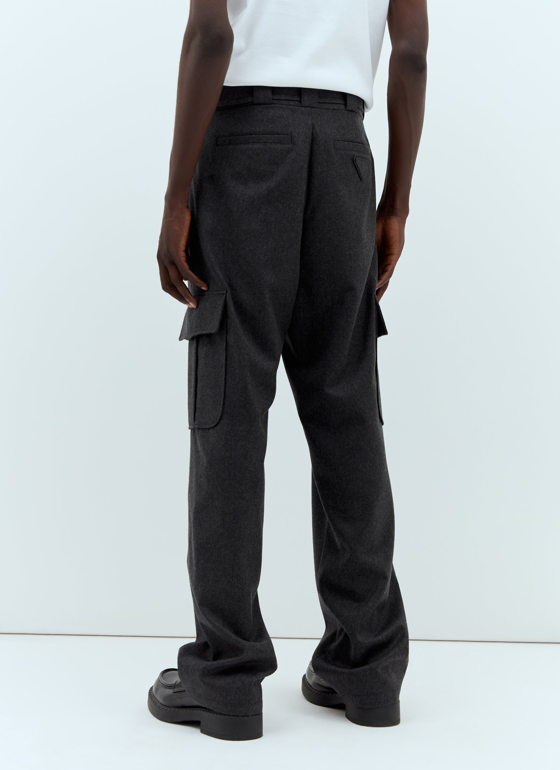 Prada Men Flannel Cargo Pants PRADA