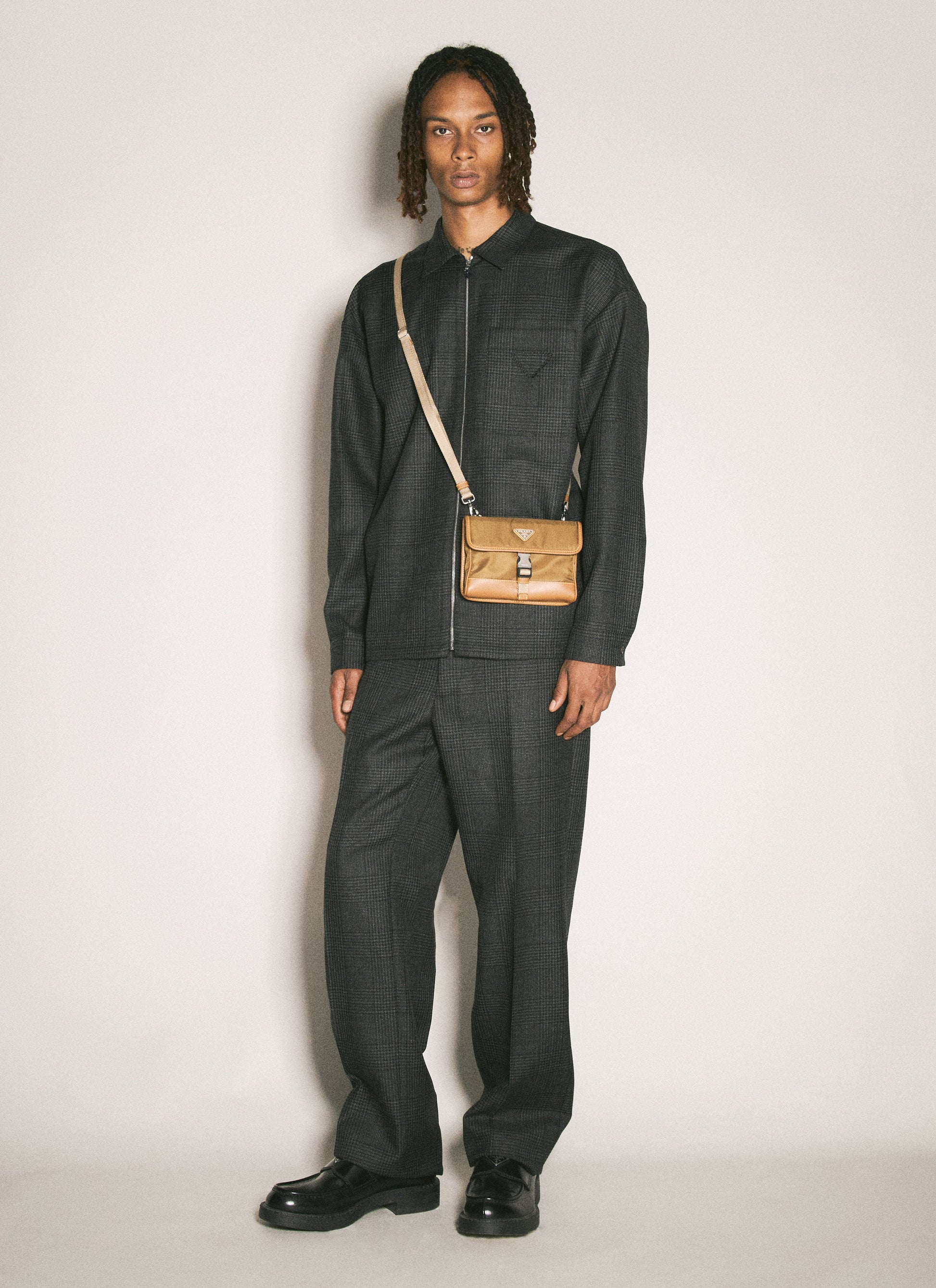 Prada Men Wool Tailored Pants PRADA
