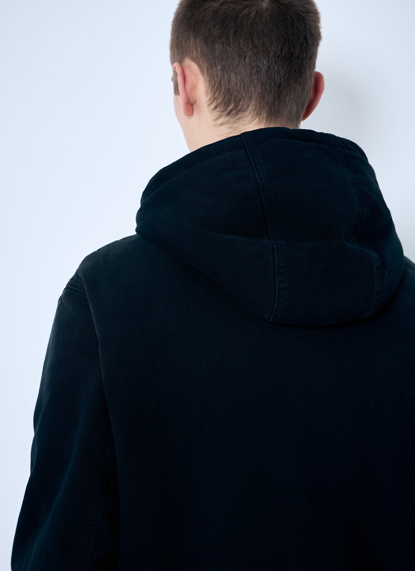 Prada Men Denim Hooded Jacket PRADA