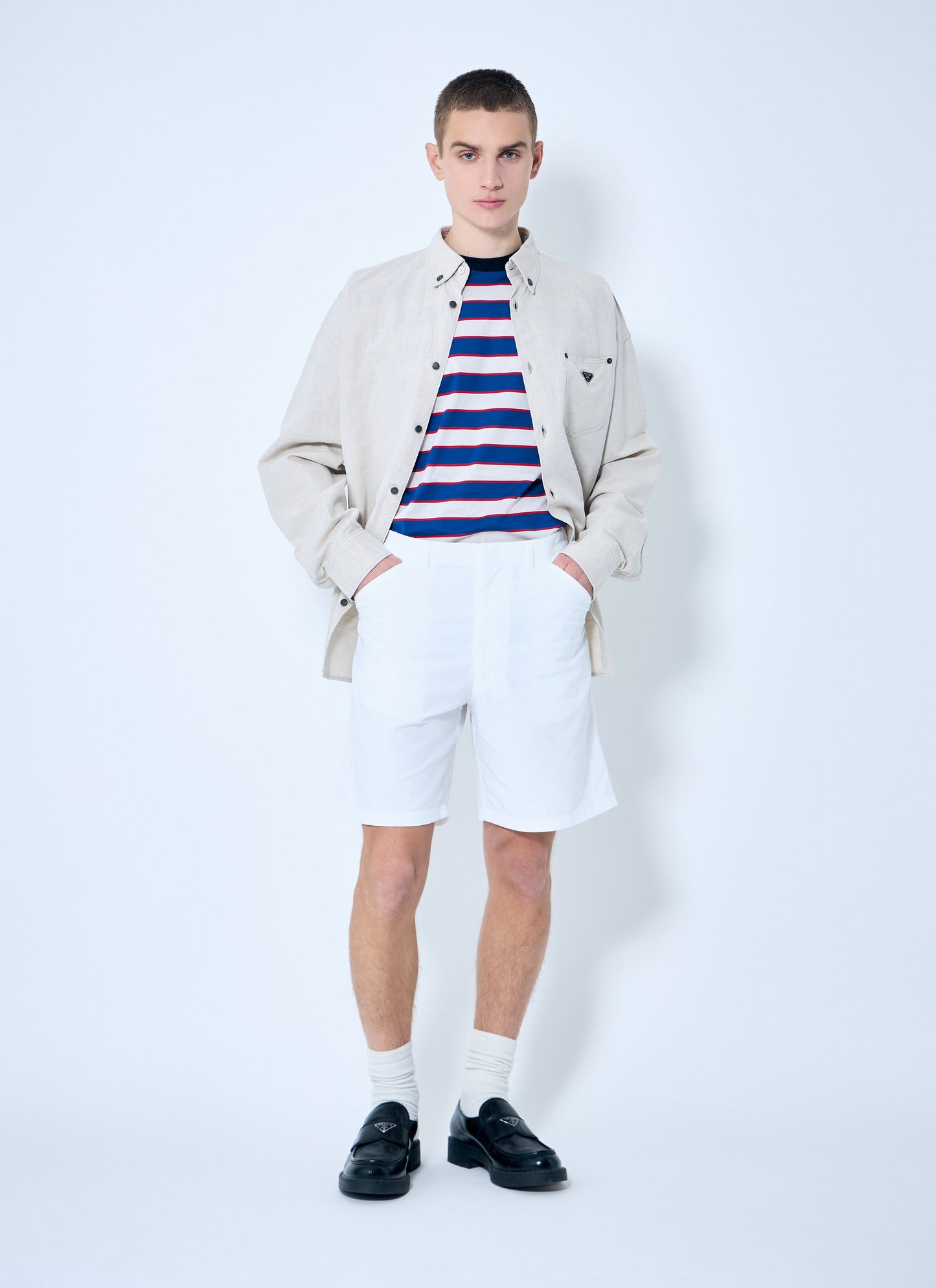Prada Men Oxford Shorts PRADA