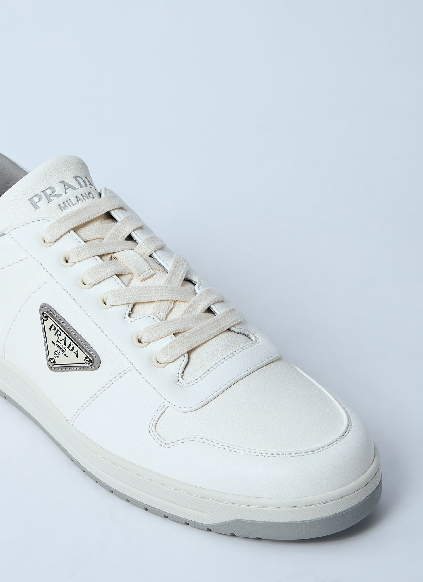 Prada Men Leather Low-Top Sneakers PRADA