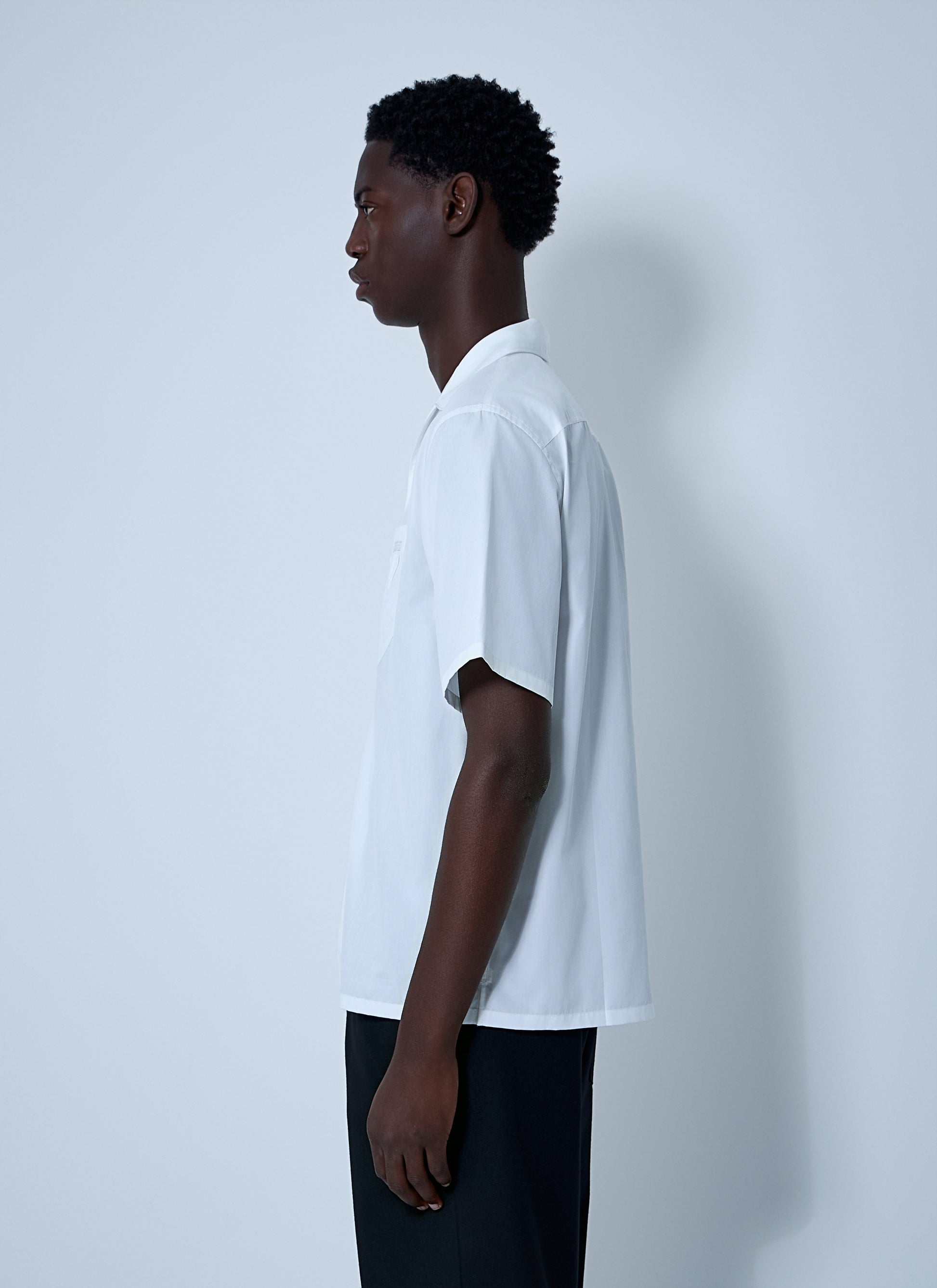 Prada Men Logo Motif Shirt PRADA