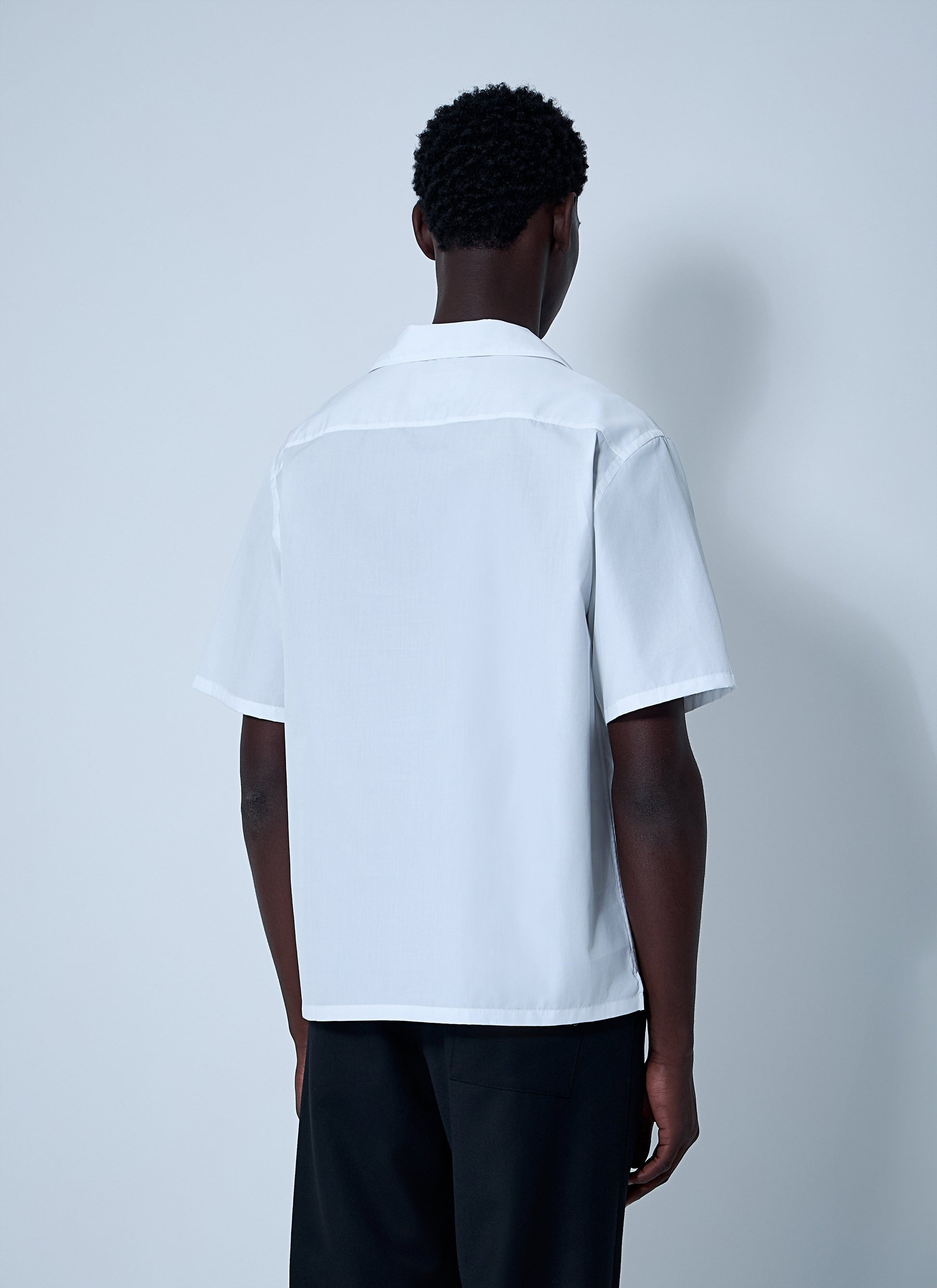 Prada Men Logo Motif Shirt PRADA
