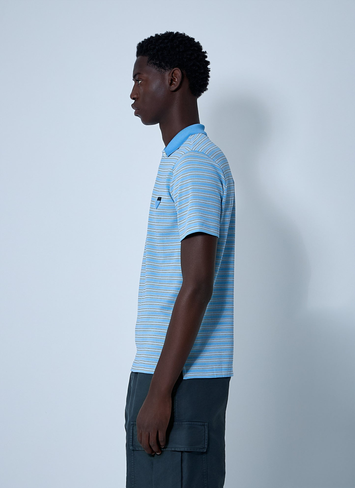 Prada Men Logo Motif Polo Shirt PRADA