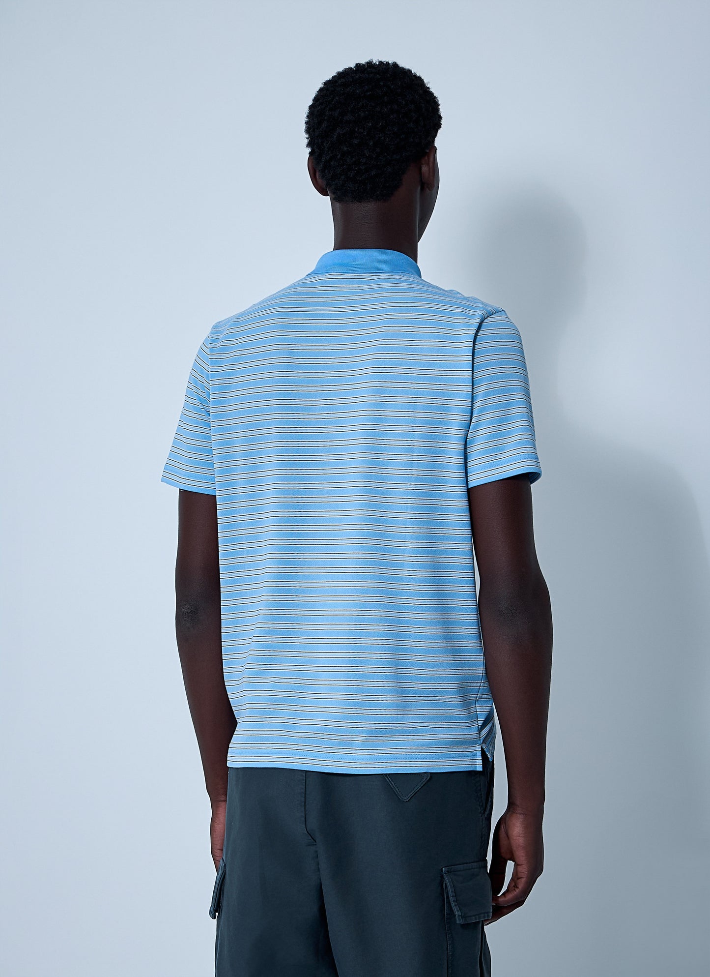 Prada Men Logo Motif Polo Shirt PRADA