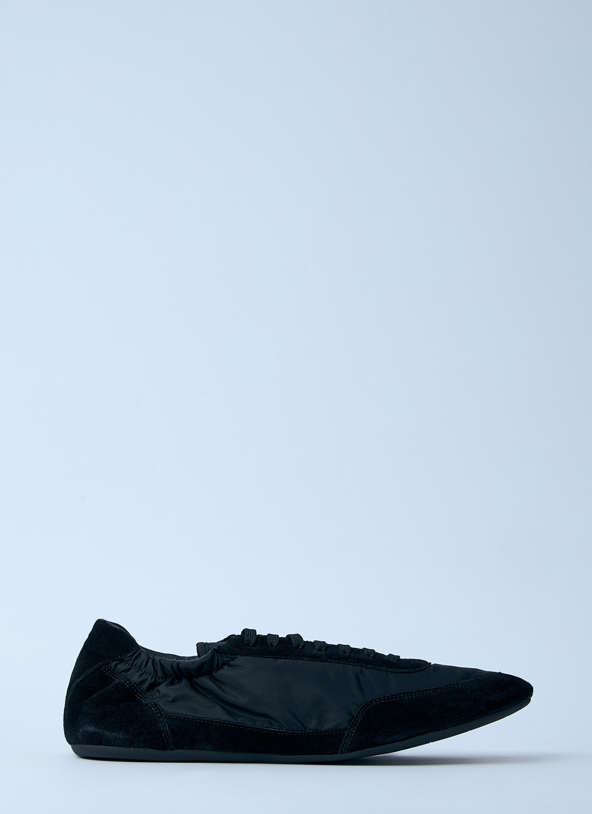 Prada Men Collapse Re-Nylon And Suede Sneakers PRADA