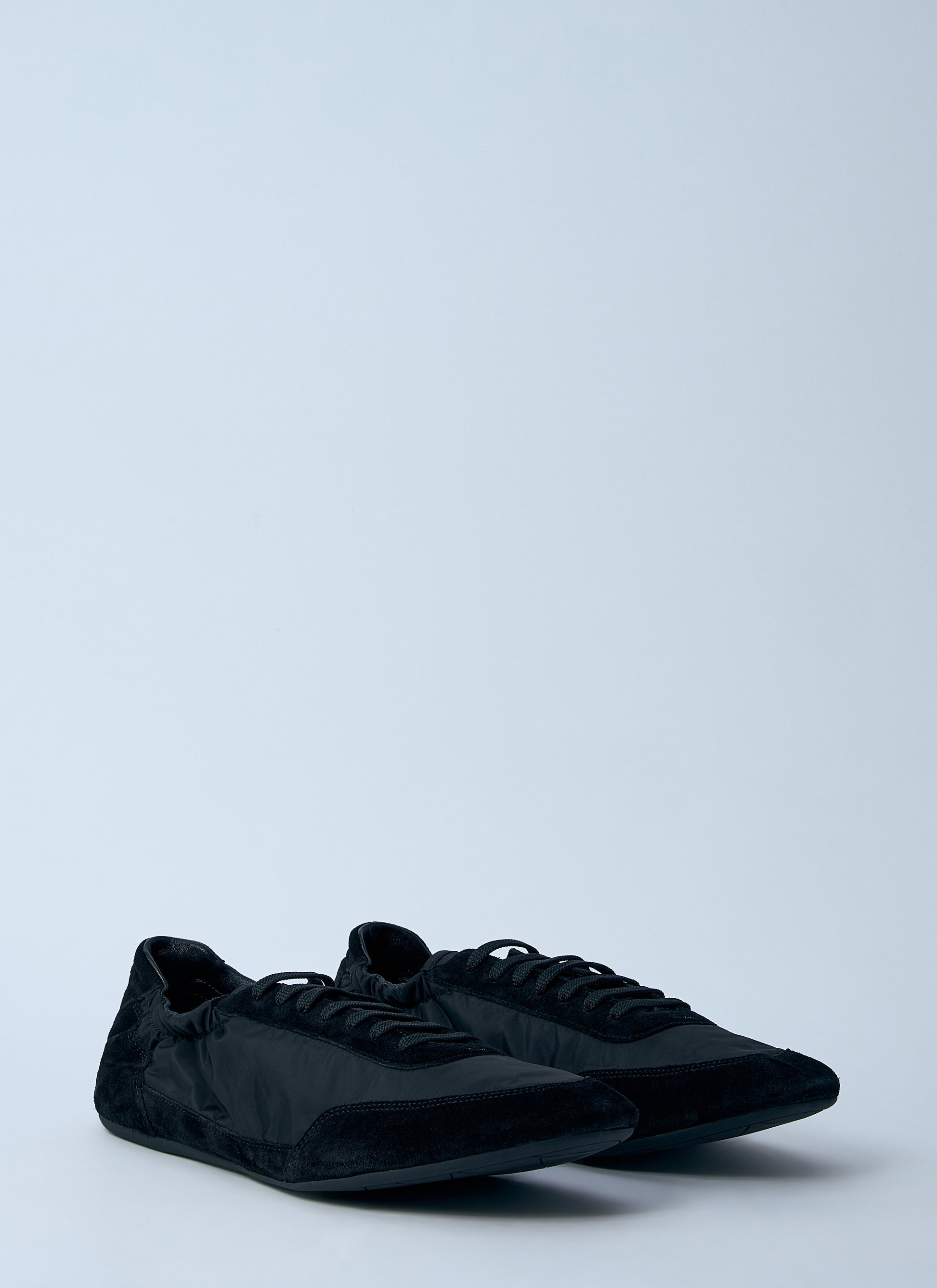 Prada Men Collapse Re-Nylon And Suede Sneakers PRADA