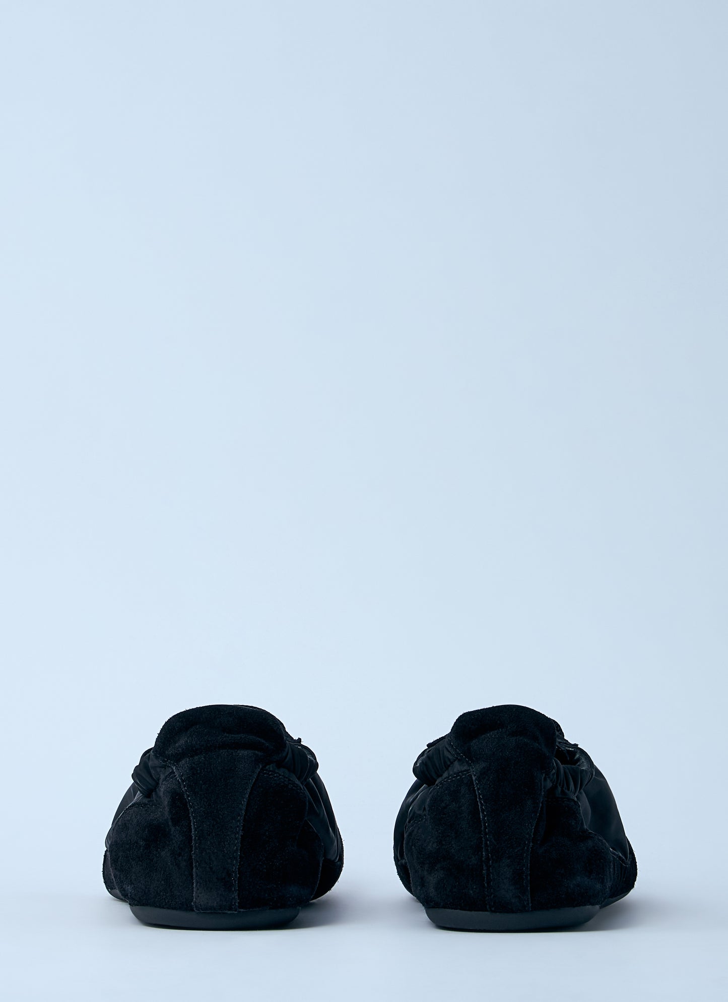 Prada Men Collapse Re-Nylon And Suede Sneakers PRADA
