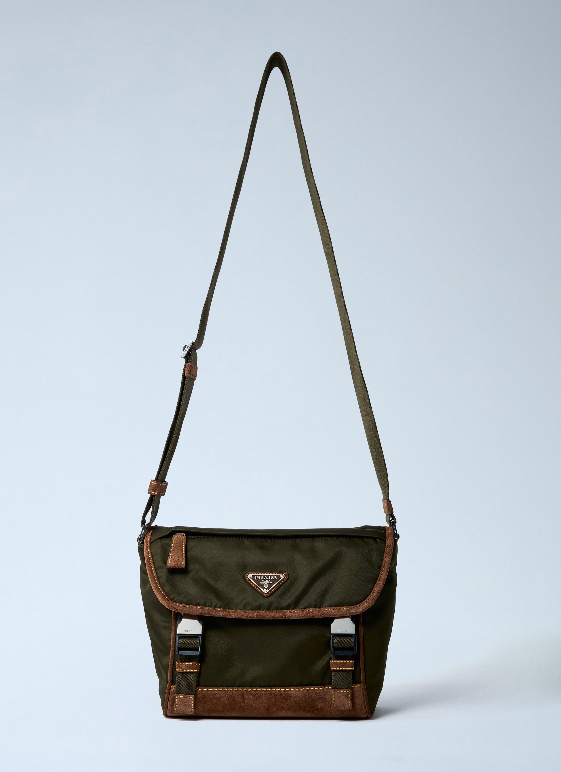 Prada Men Medium Re-Nylon Crossbody Bag PRADA