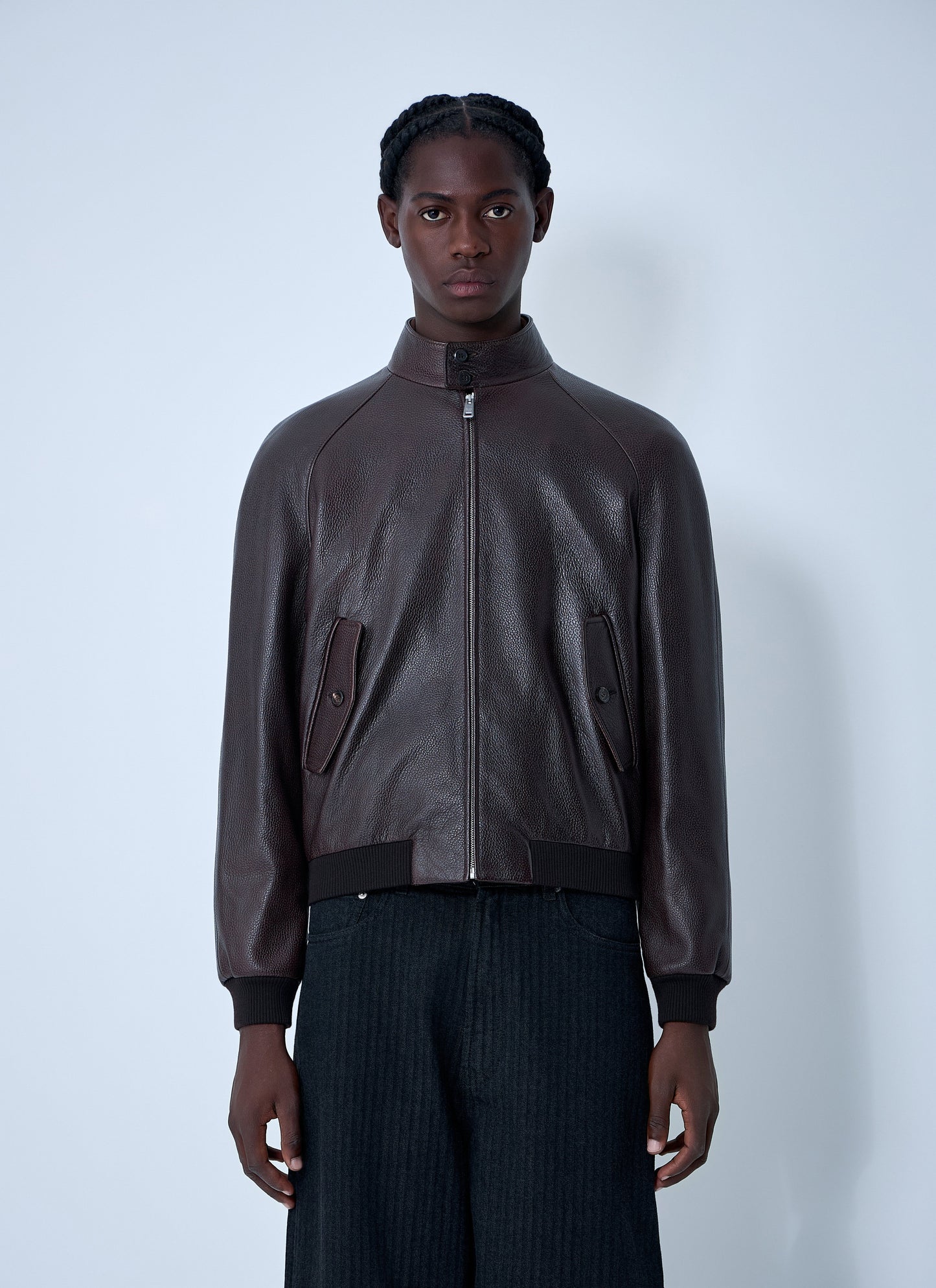 Prada Men Leather Jacket PRADA