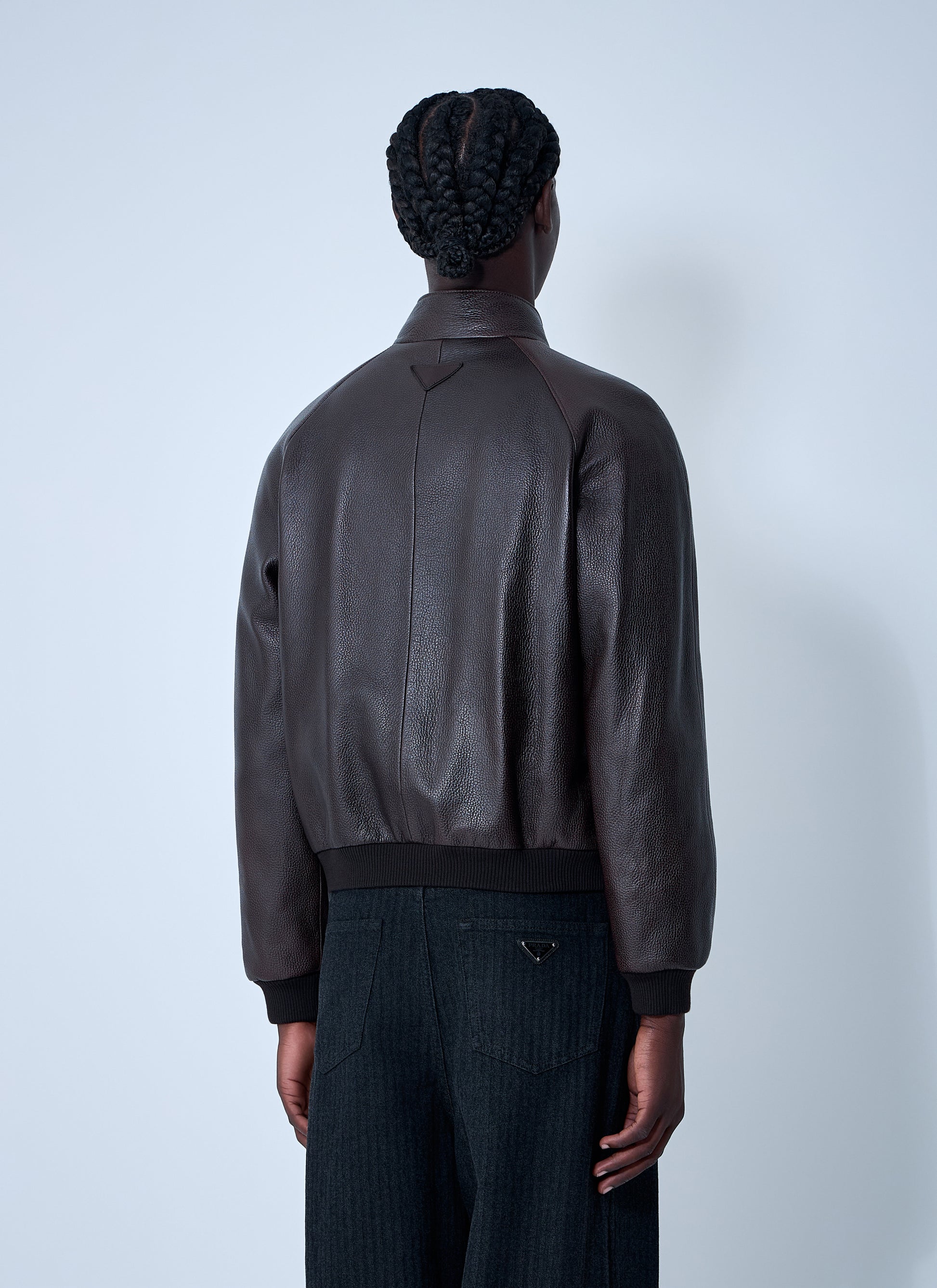 Prada Men Leather Jacket PRADA