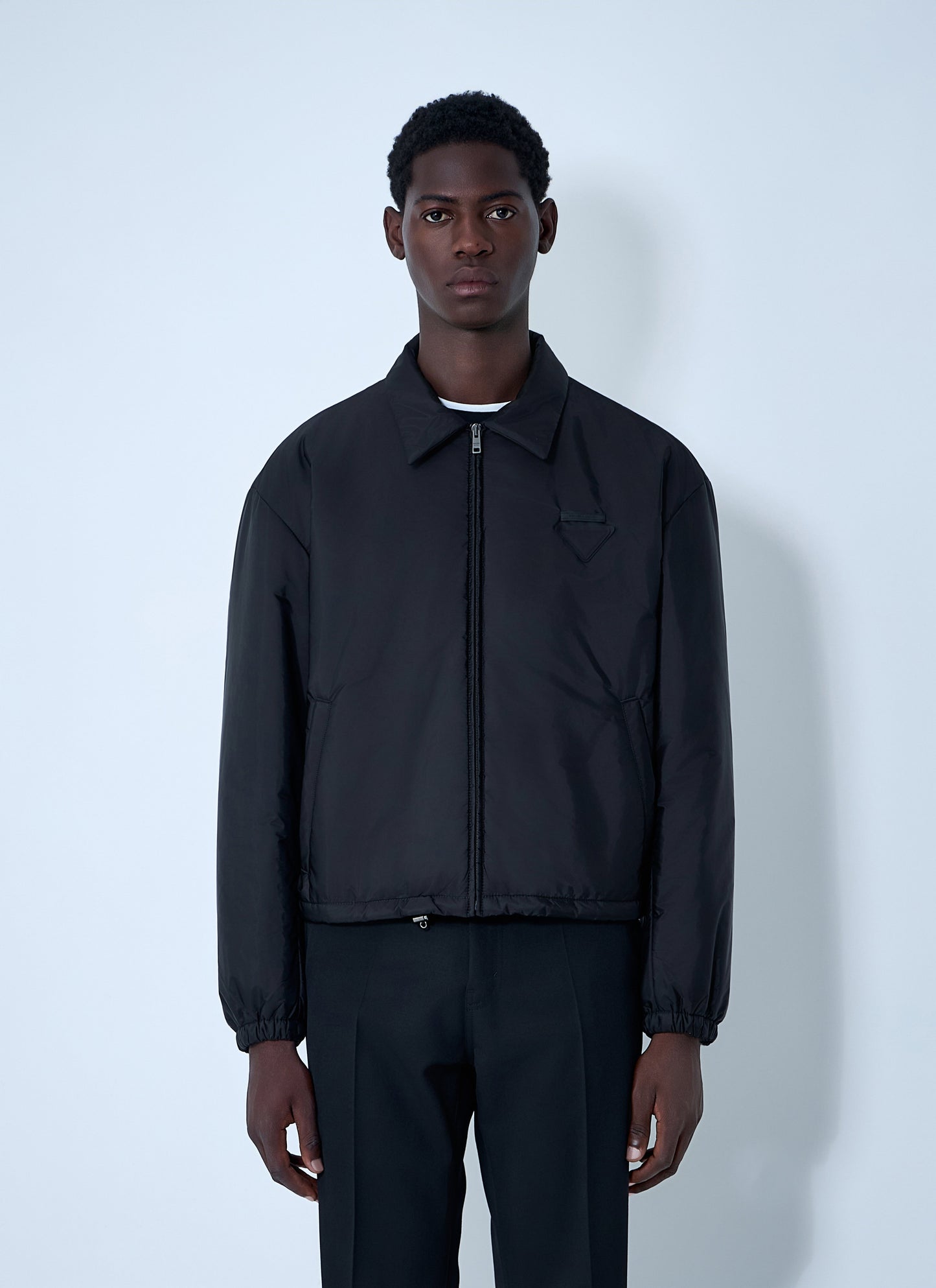 Prada Men Short Re-Nylon Down Jacket PRADA