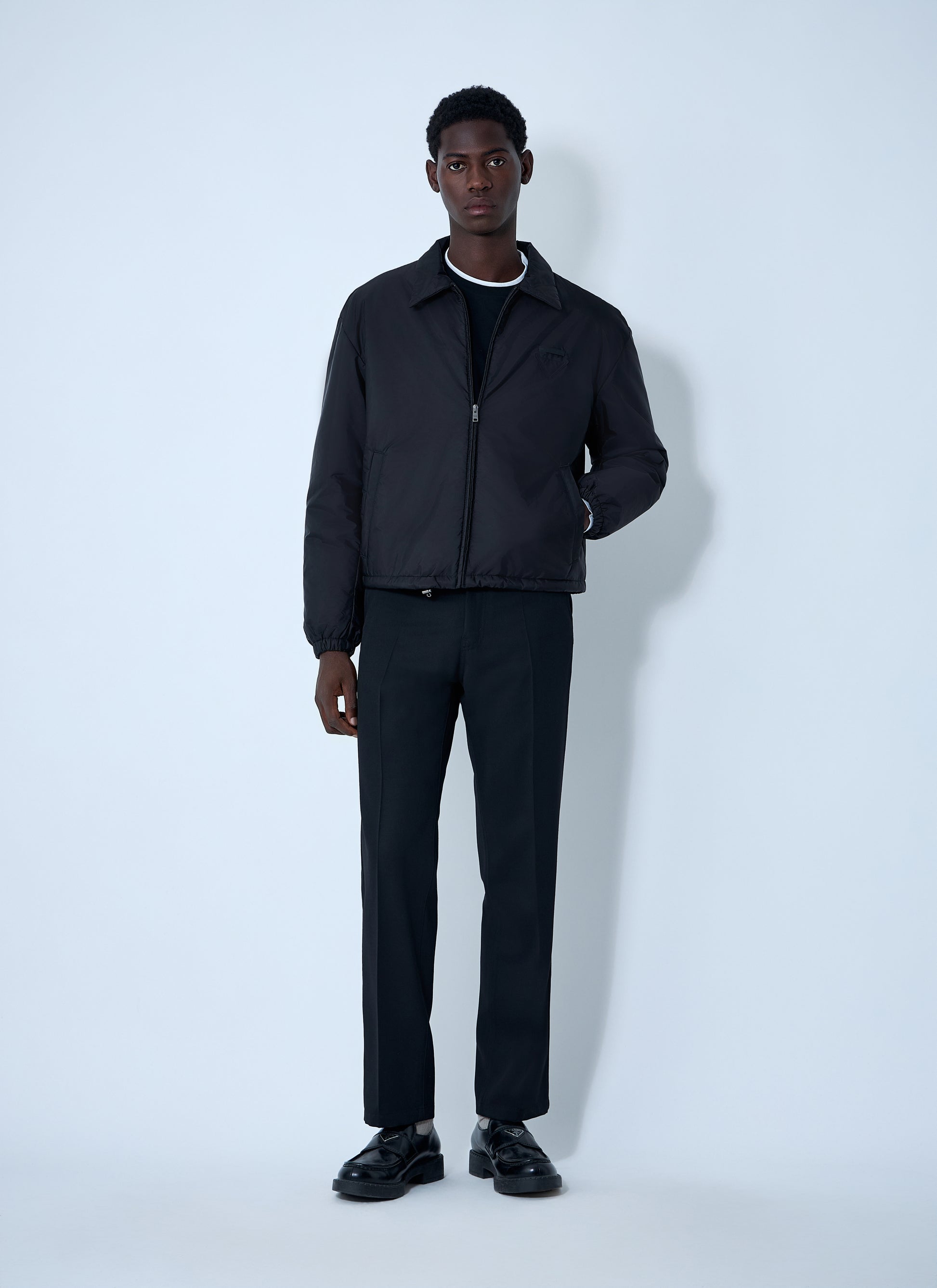 Prada Men Short Re-Nylon Down Jacket PRADA
