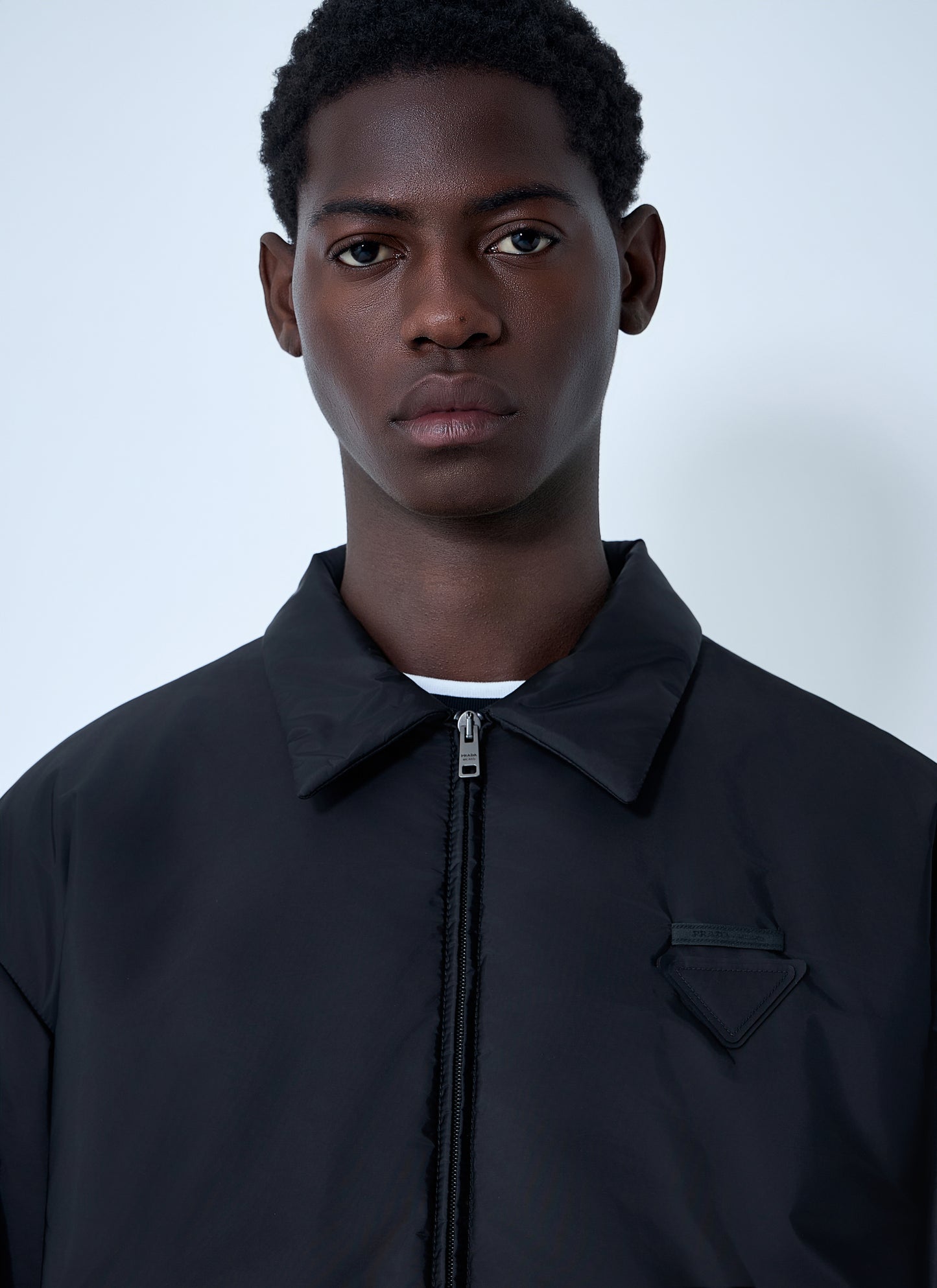 Prada Men Short Re-Nylon Down Jacket PRADA