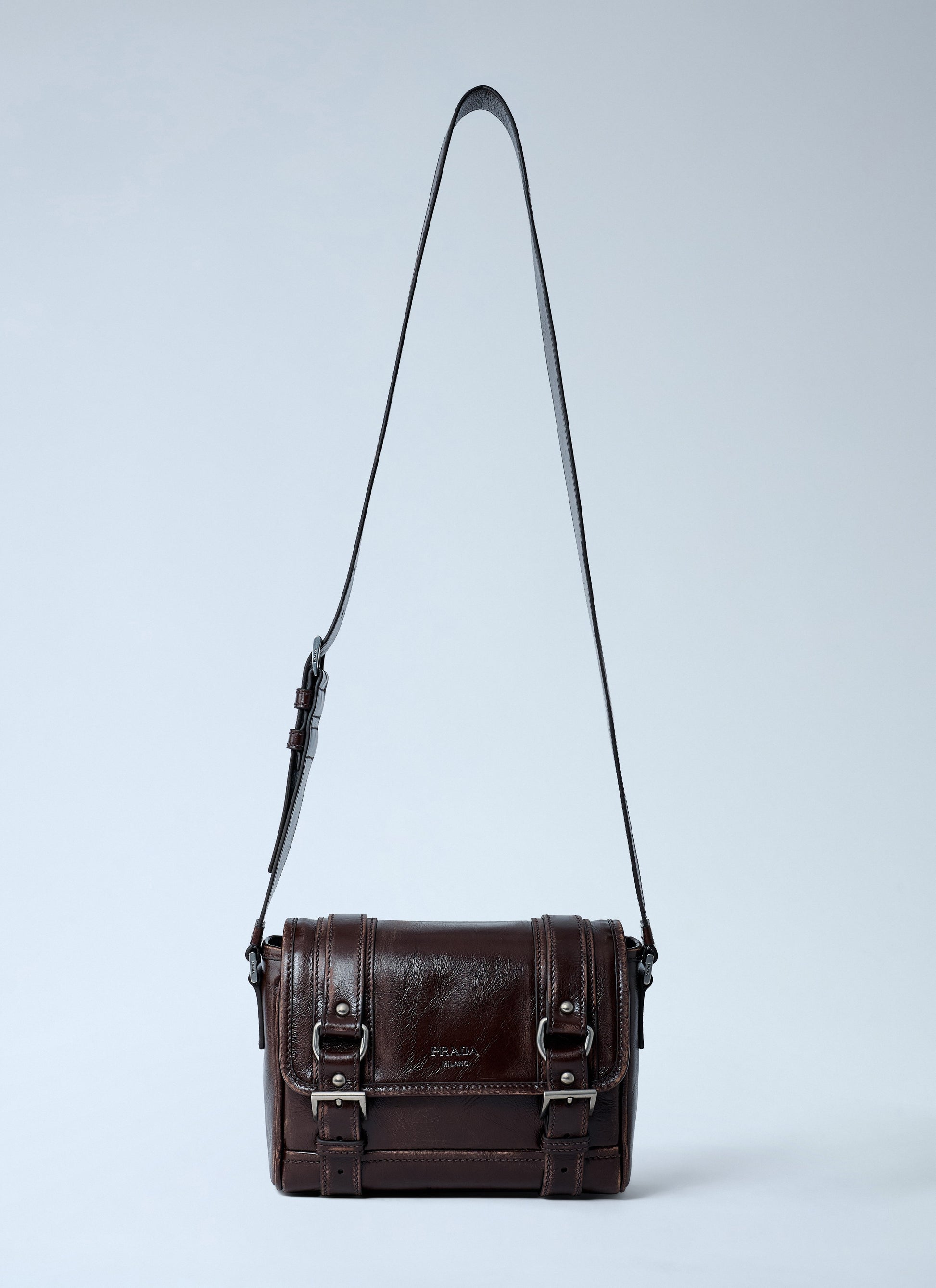 Prada Men Leather Explore Crossbody Bag PRADA