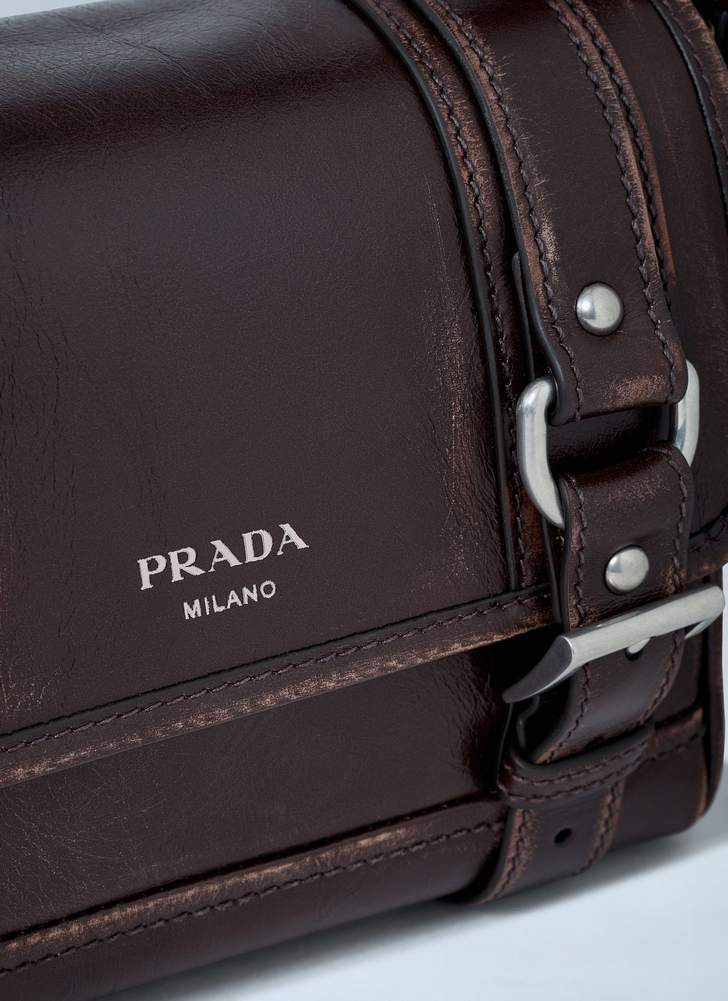 Prada Men Leather Explore Crossbody Bag PRADA